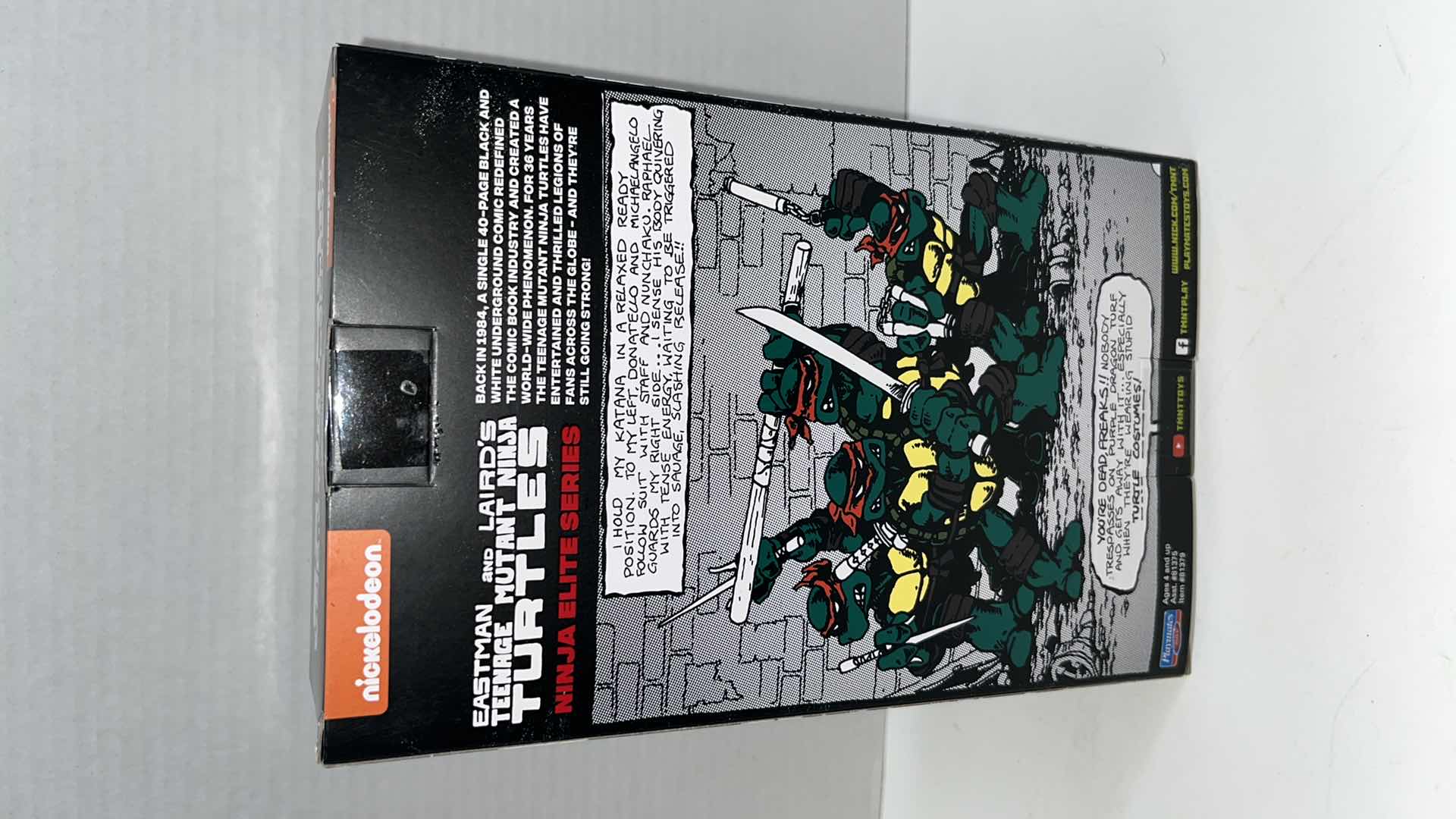 Photo 1 of $28.00   NIB PLAYMATES TOYS/NICKELODEON EASTMAN & LAIRDS TMNT NINJA ELITE SERIES ACTION FIGURE, MICHELANGELO (1)