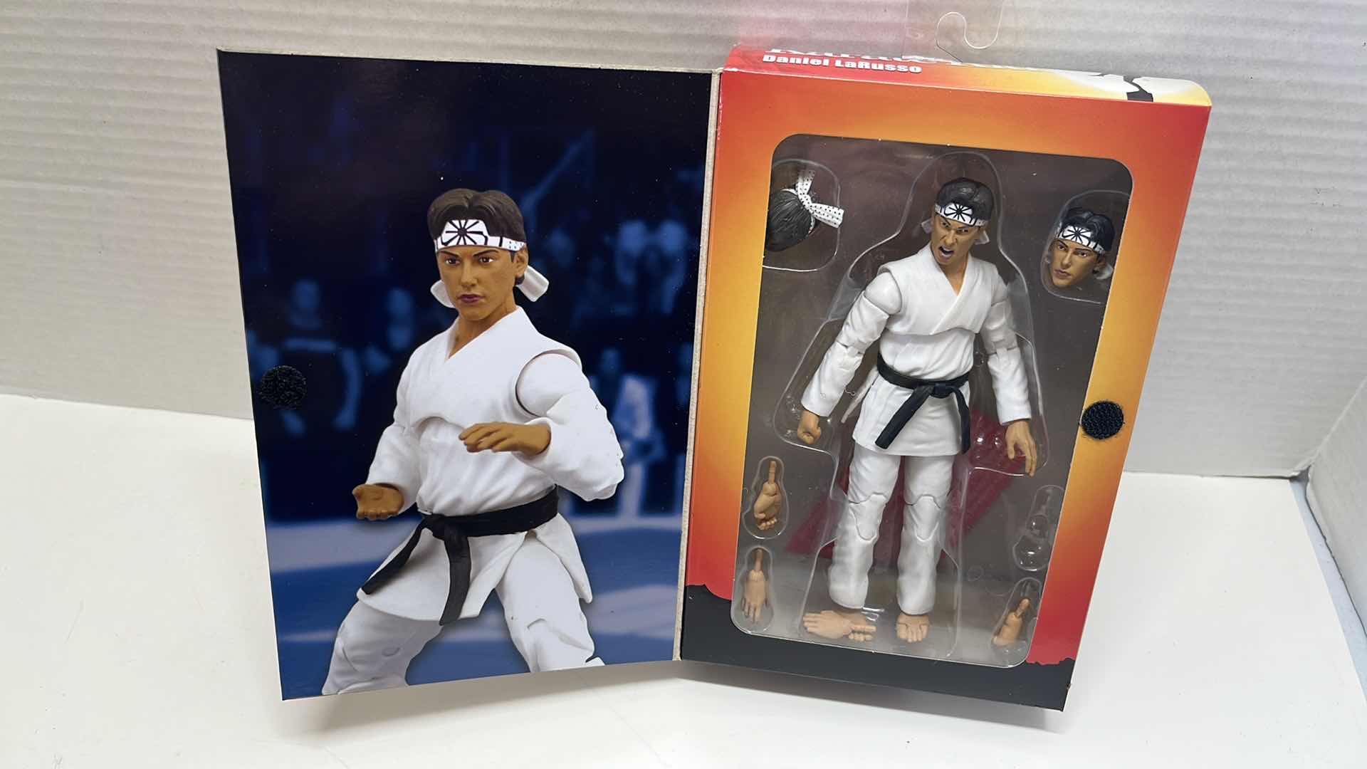 View 2 of $53.00 NIB ICON HEROES THE KARATE KID ACTION FIGURES, DANIEL LARUSSO (1)