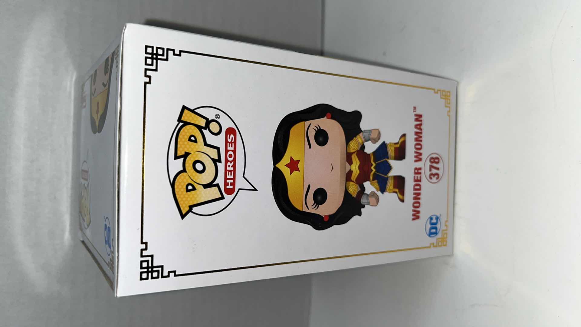 Photo 1 of NIB FUNKO POP HEROES DC VINYL FIGURES, WONDER WOMAN #378 & SUPERMAN #402 (2)