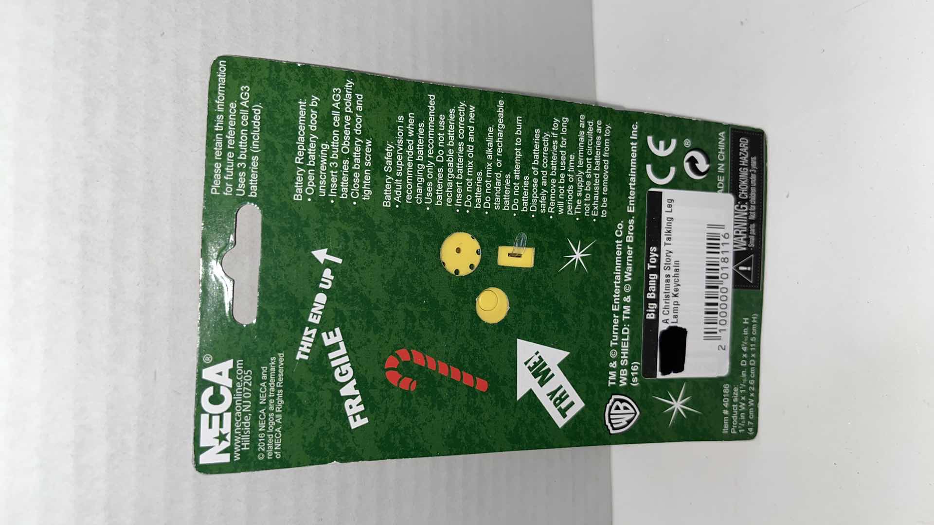 Photo 1 of BRAND NEW FUNKO GAMES A CHRISTMAS STORY “A MAJOR CARD GAME” & NECA A CHRISTMAS STORY LEG LAMP TALKING KEYCHAIN (2)