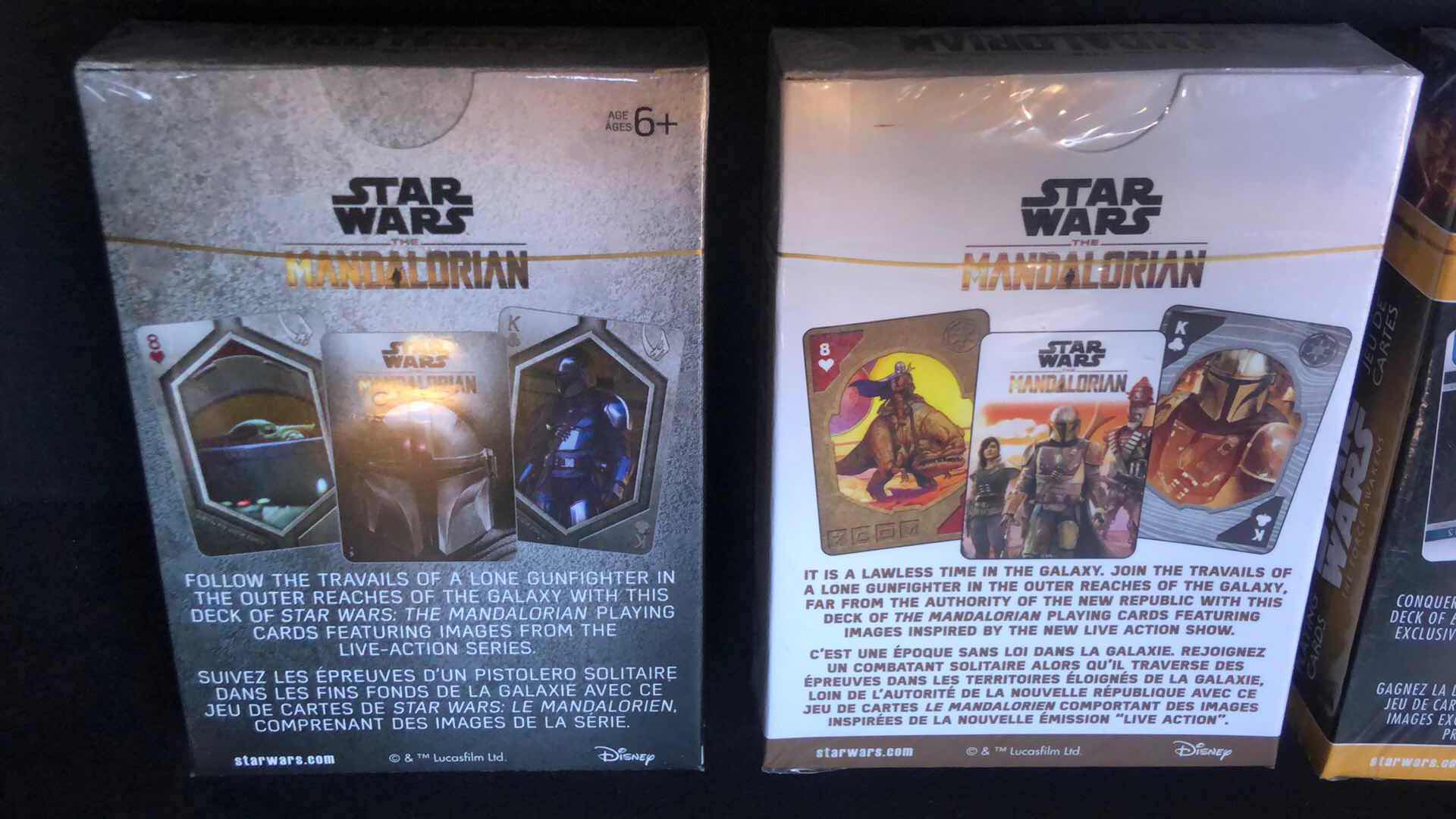 Photo 1 of BRAND NEW ASSORTMENT OF STAR WARS PLAYING CARD DECKS