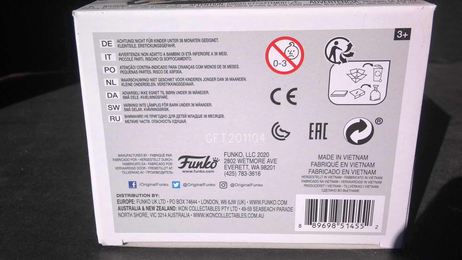 Photo 1 of NIB FUNK POP RETRO CLUE MRS WHITE WITH THE WRENCH VINYL FIGURINE