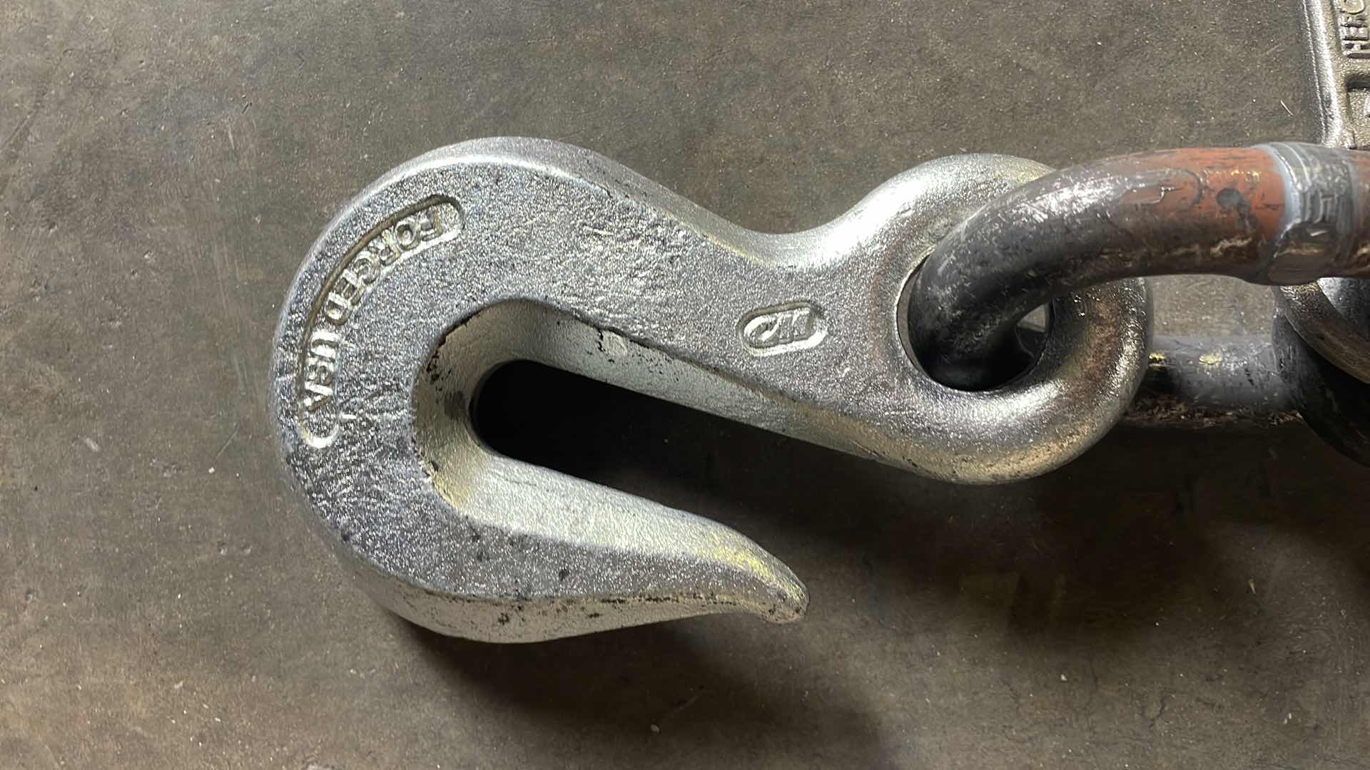 Photo 1 of 5/8” X 7’ CM CHAIN WITH HOOK