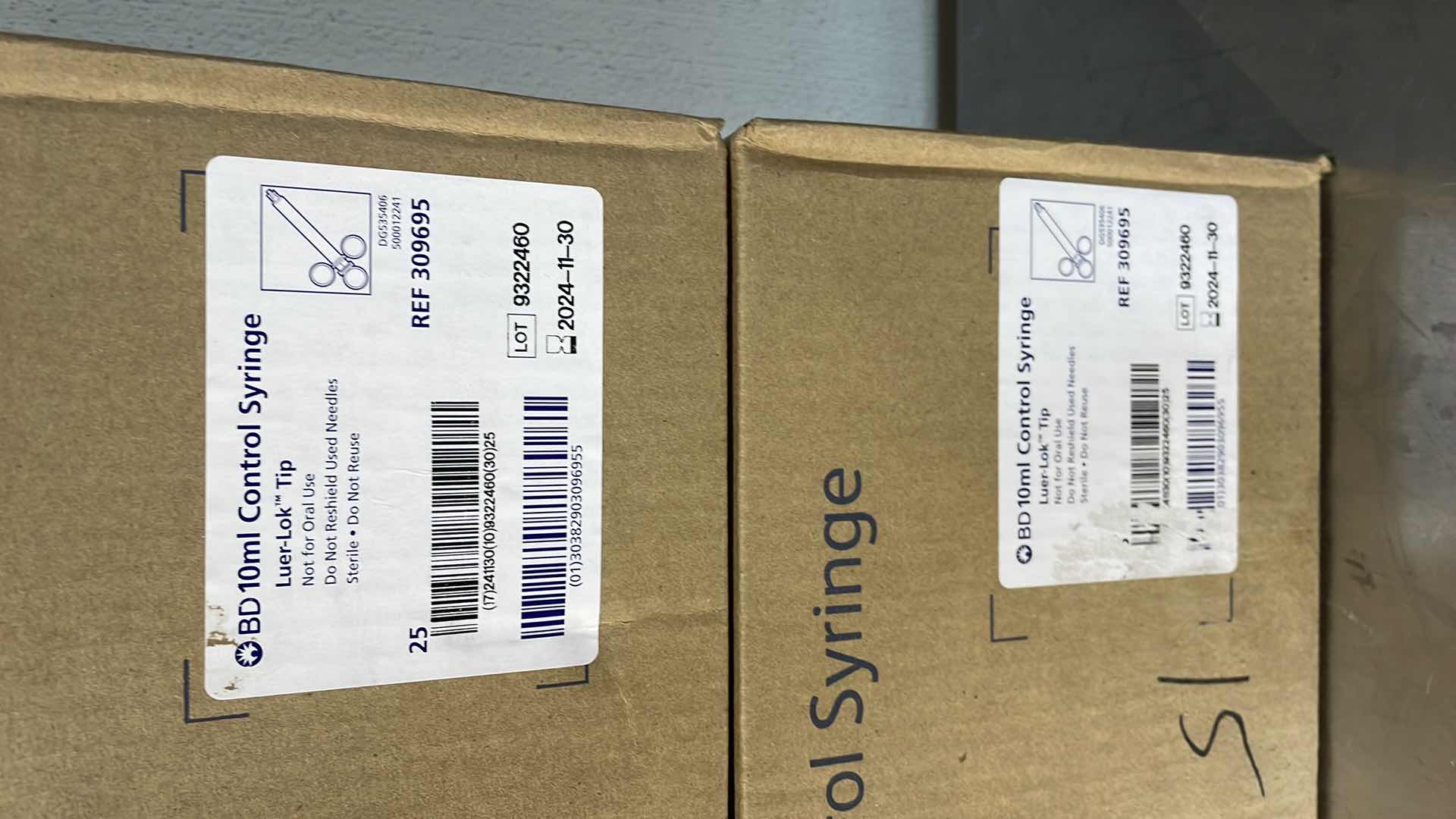 Photo 3 of BD CONTROL SYRINGE 10ML EXP 11/30/24 (100)