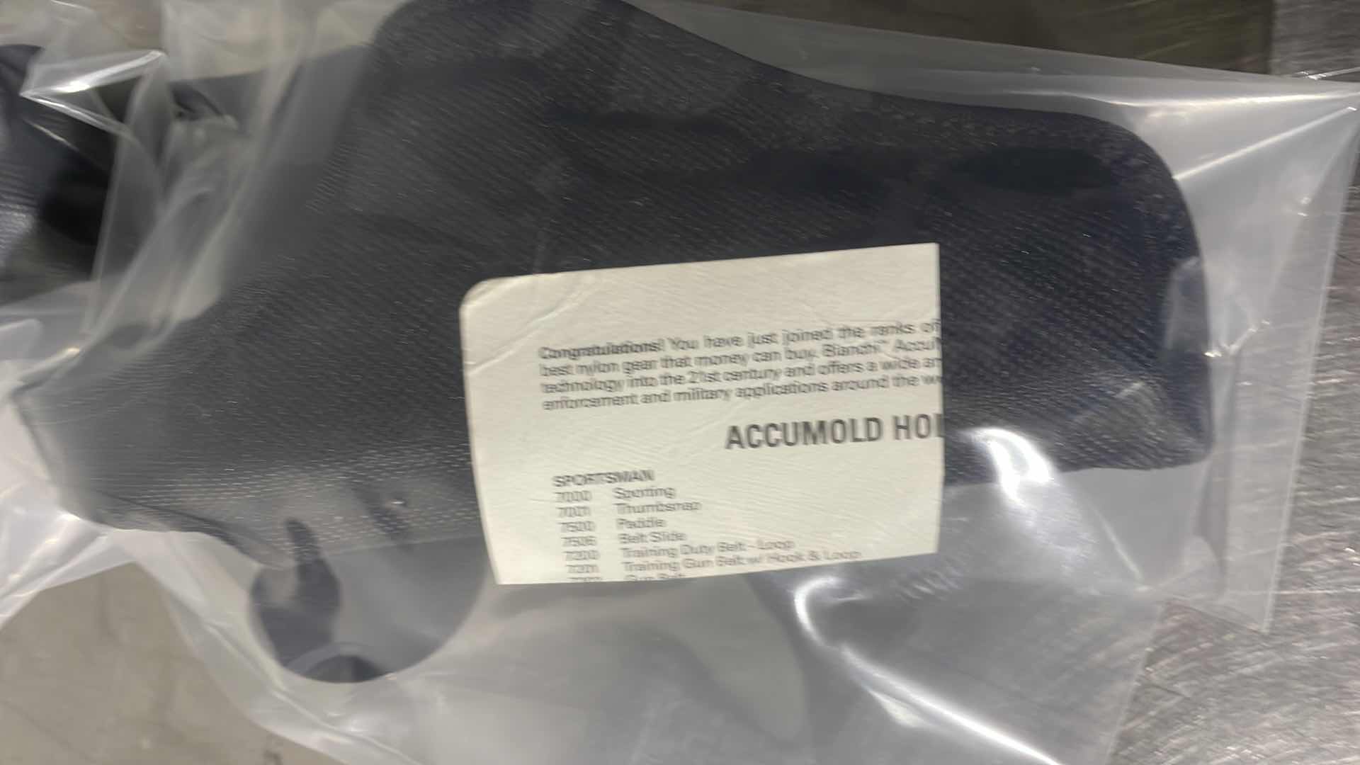 Photo 5 of BIANCHI ACCUMOLD BLACK DUTY DEFENDER HOLSTER 18785  LEFT HANDED 7120 FOR 92F 96F PT92 (4)