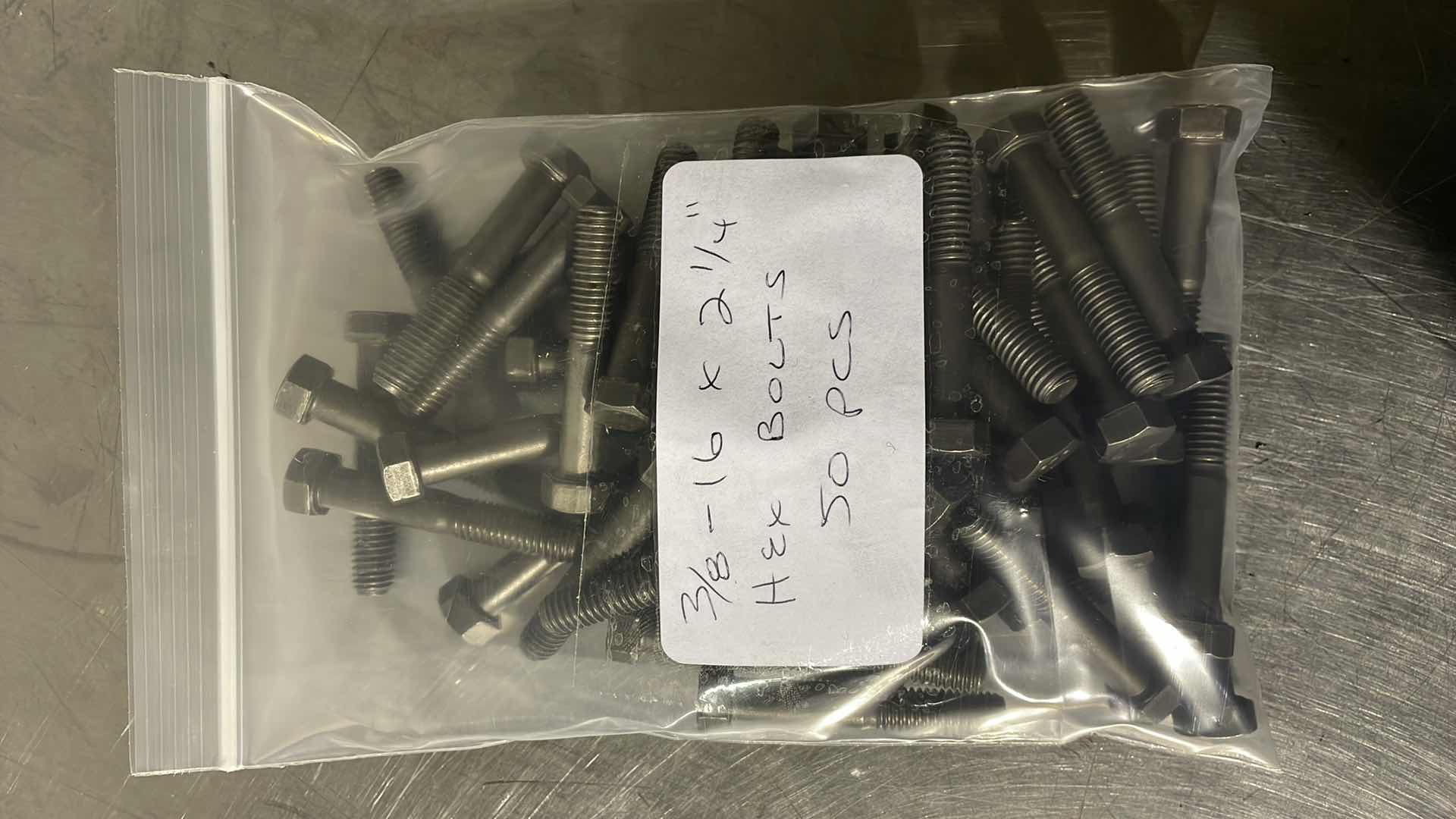 Photo 1 of 3/8”-16 X 2-1/4”
HEX BOLTS
50pcs
