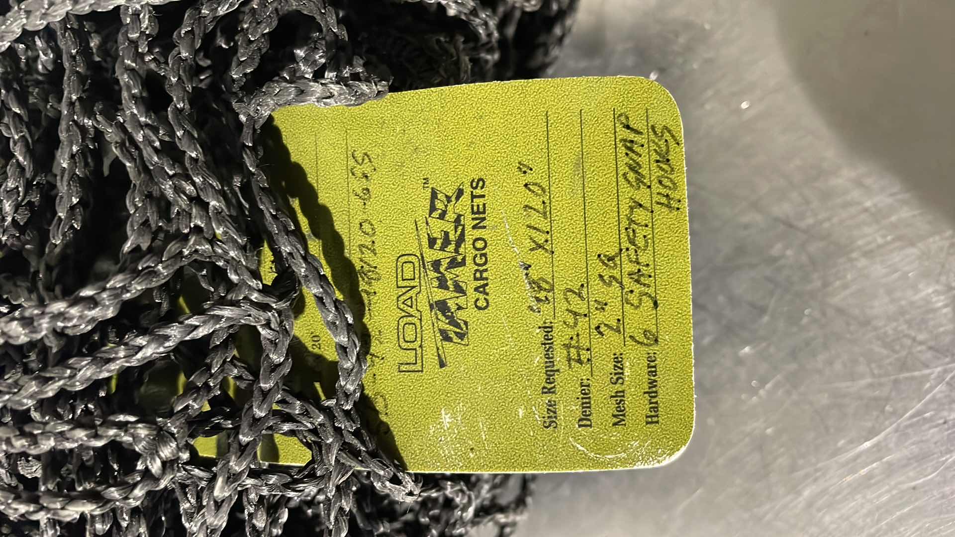 Photo 2 of LOAD TAMER CARGO NET 48” X 120”