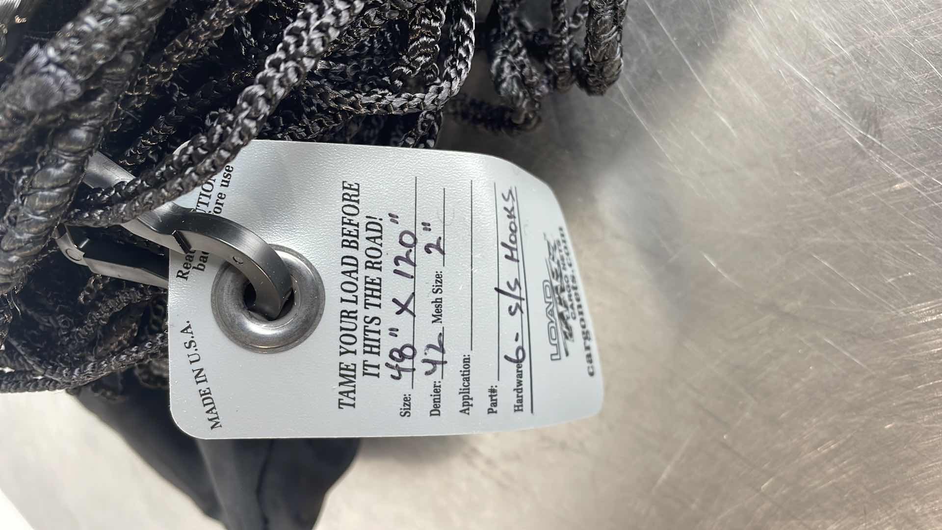 Photo 1 of LOAD TAMER CARGO NET 48” X 120”