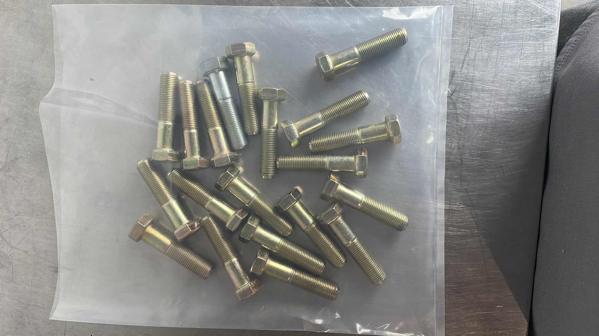 Photo 1 of 9/16-18 X 2-1/2” GRADE 8 BOLTS (20)