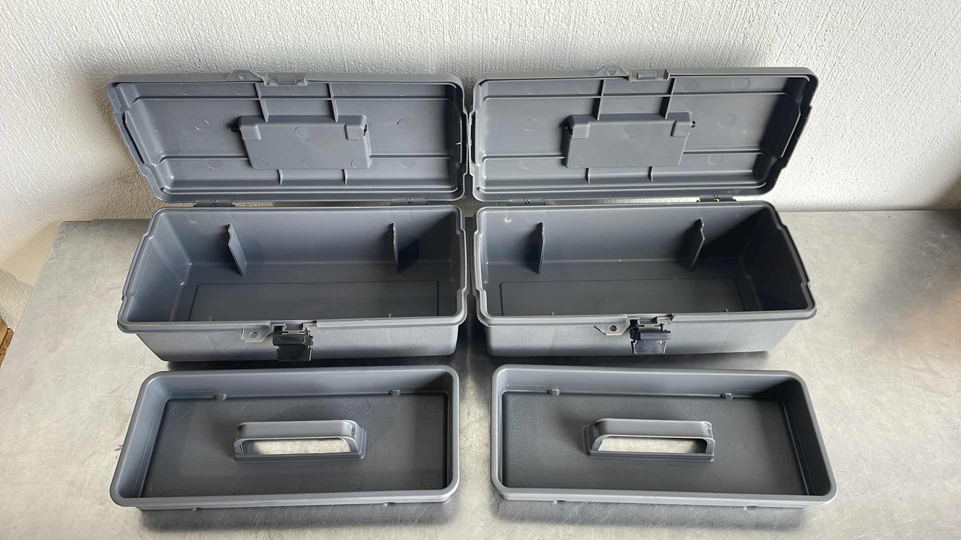 Photo 1 of 14” BRUTE CABINET PLASTIC TOOL CABINET BOX (2)
