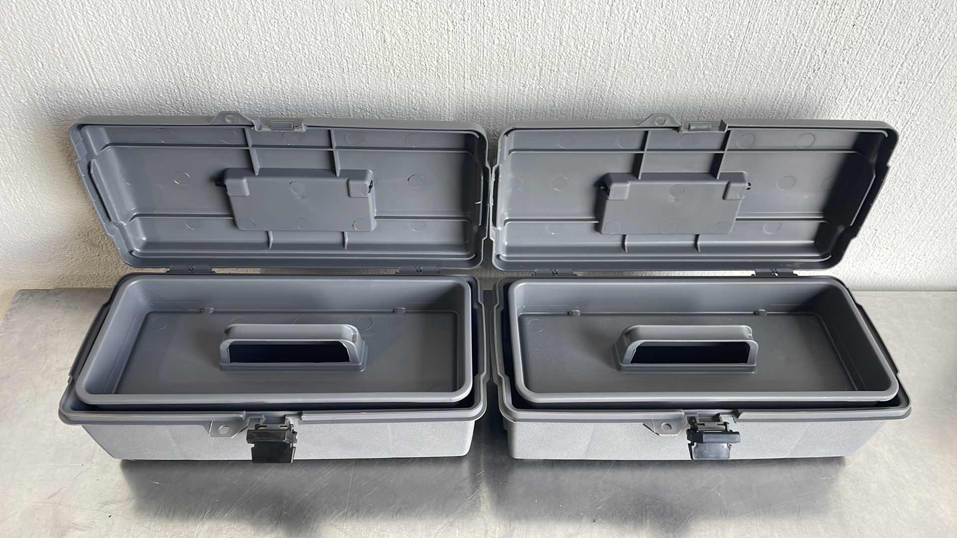 Photo 1 of 14” BRUTE CABINET PLASTIC TOOL CABINET BOX (2)