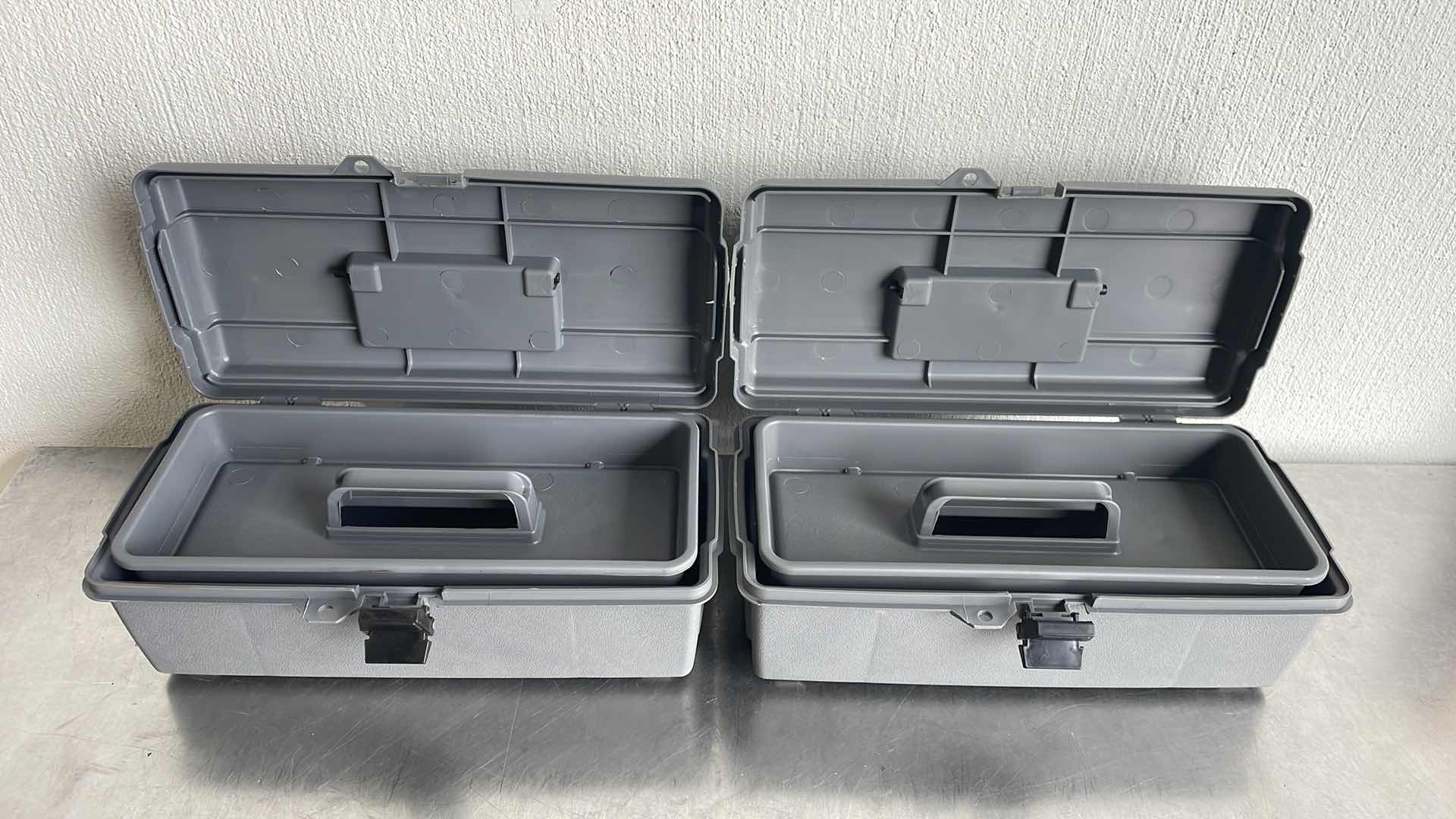 Photo 1 of 14” BRUTE CABINET PLASTIC TOOL CABINET BOX (2)
