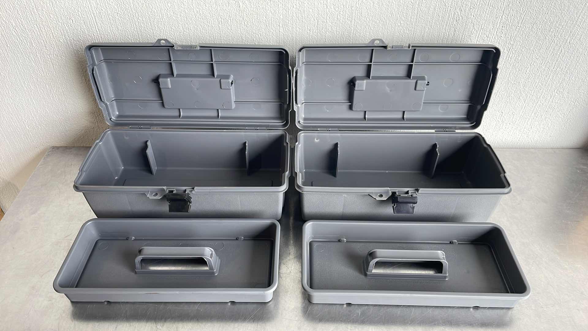 Photo 1 of 14” BRUTE CABINET PLASTIC TOOL CABINET BOX (2)