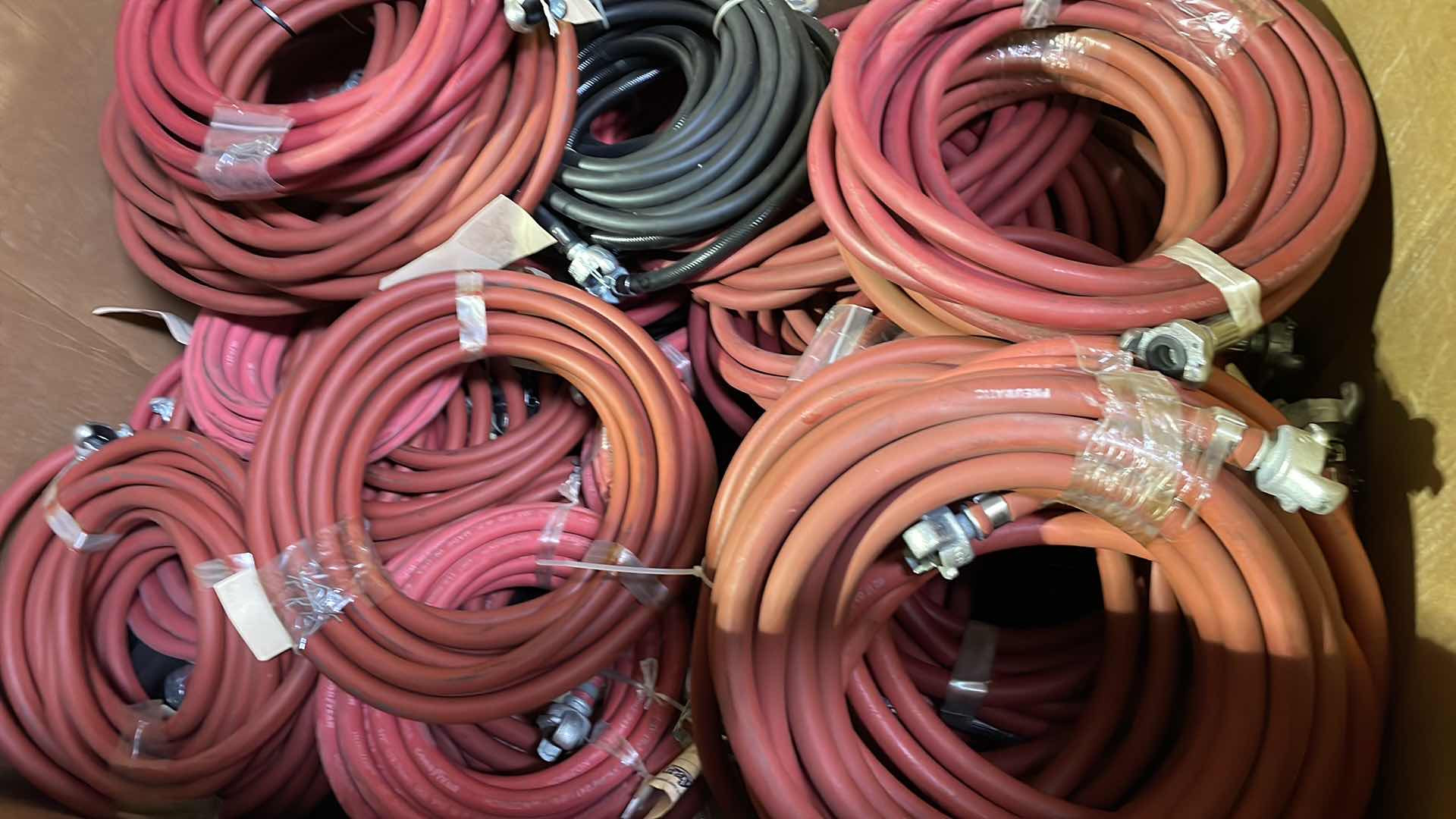 Photo 1 of 1/2” QUICK CONNECT AIR HOSES NON METALLIC 25’ SECTIONS UNKNOWN QUANTITY