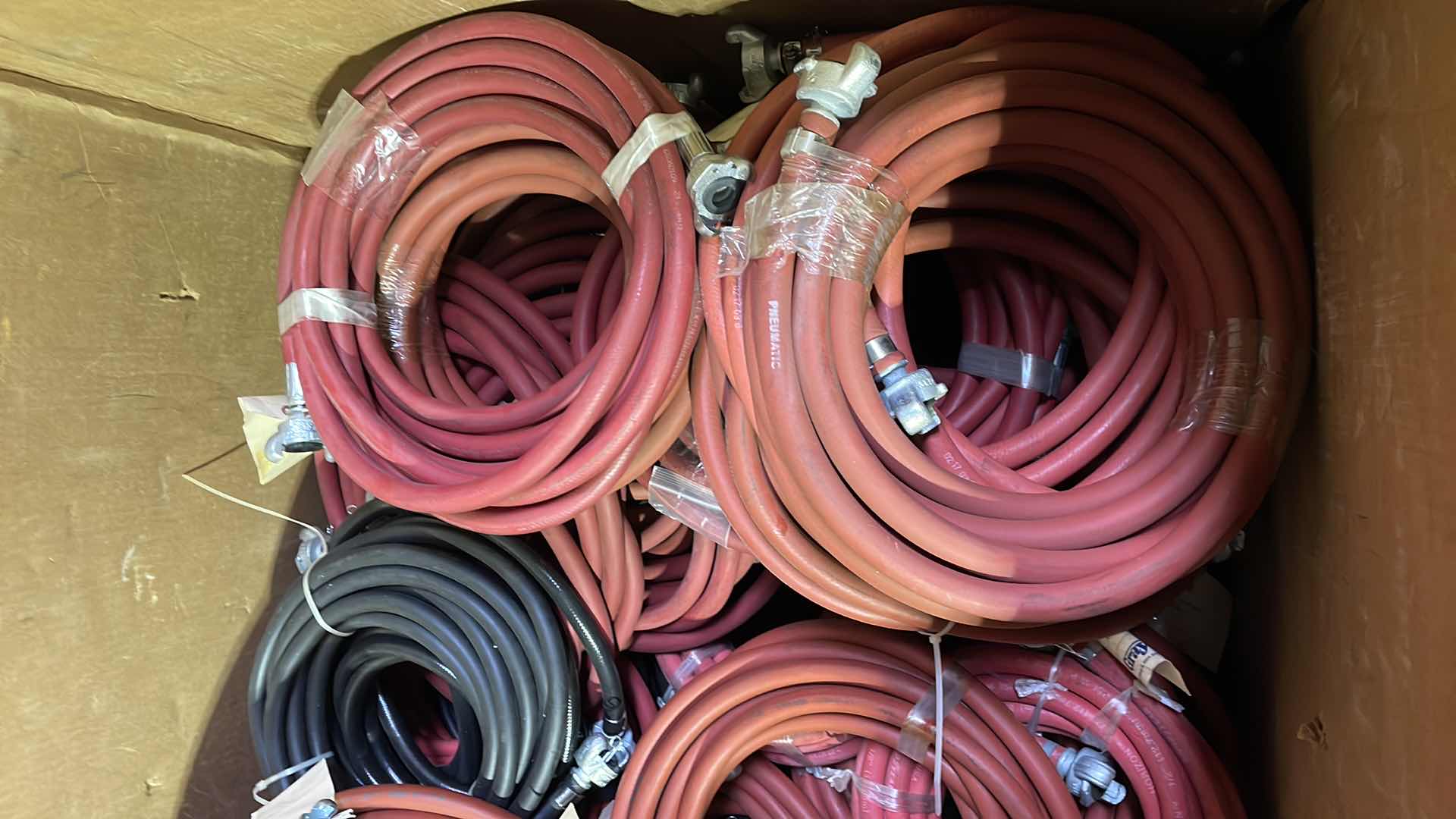 Photo 1 of 1/2” QUICK CONNECT AIR HOSES NON METALLIC 25’ SECTIONS UNKNOWN QUANTITY