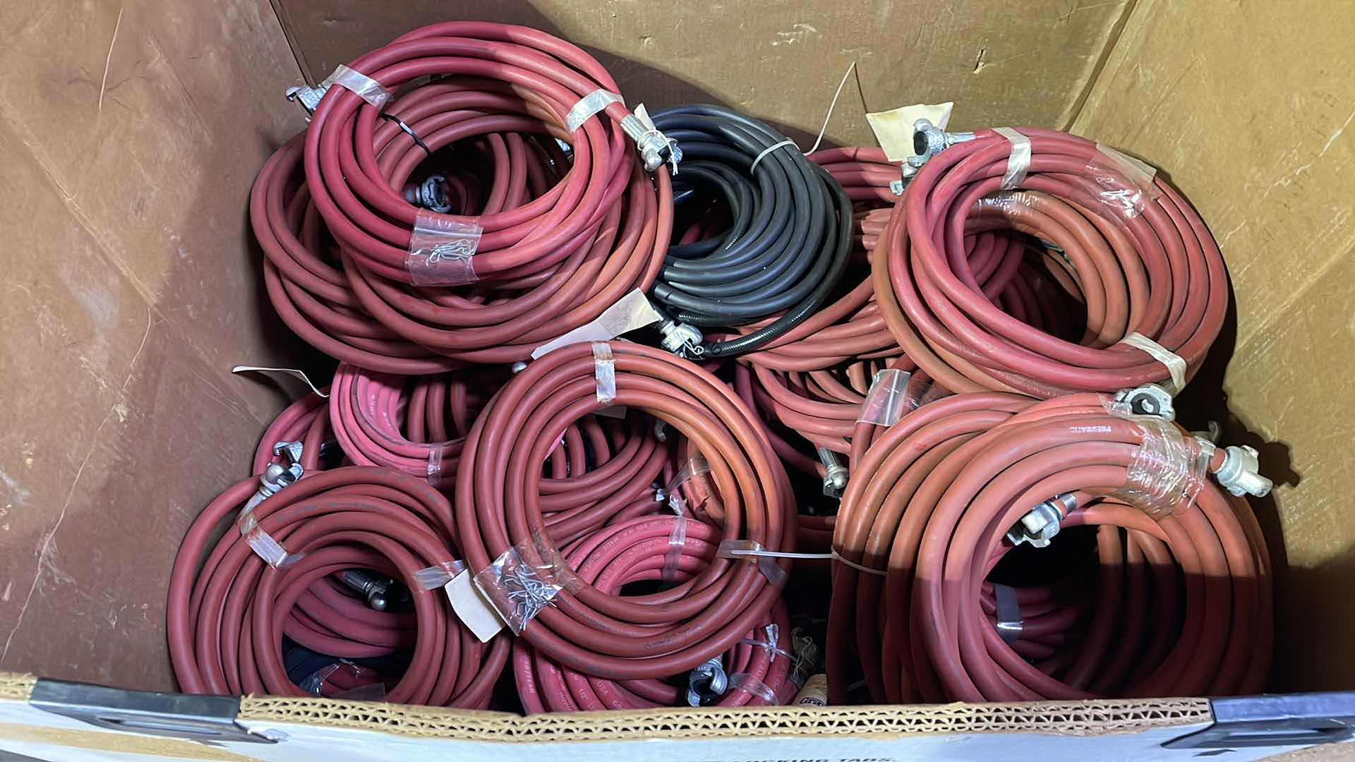 Photo 1 of 1/2” QUICK CONNECT AIR HOSES NON METALLIC 25’ SECTIONS UNKNOWN QUANTITY