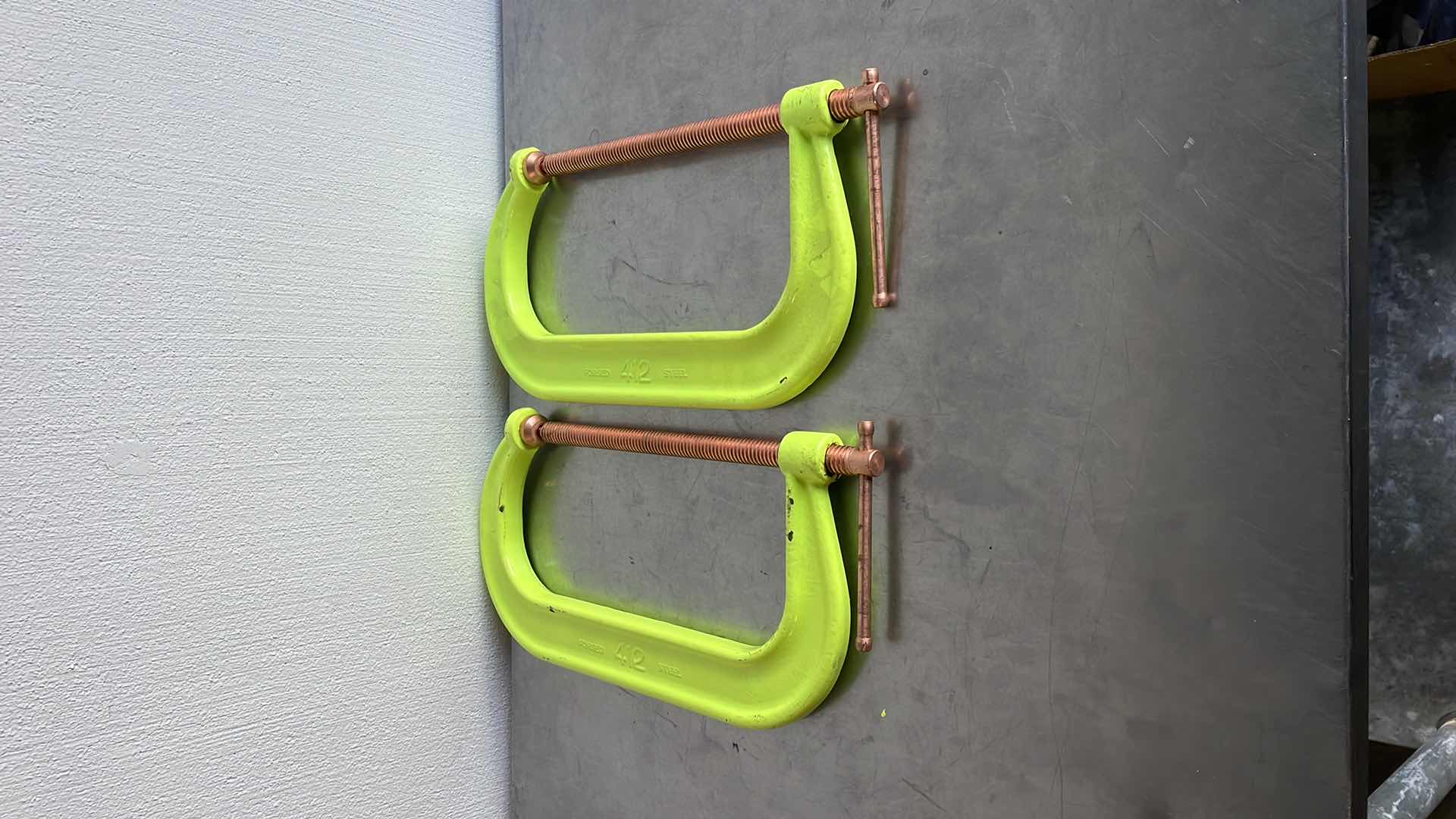 Photo 1 of HARGRAVE 12” HIGH VISIBILITY C-CLAMPS(2)