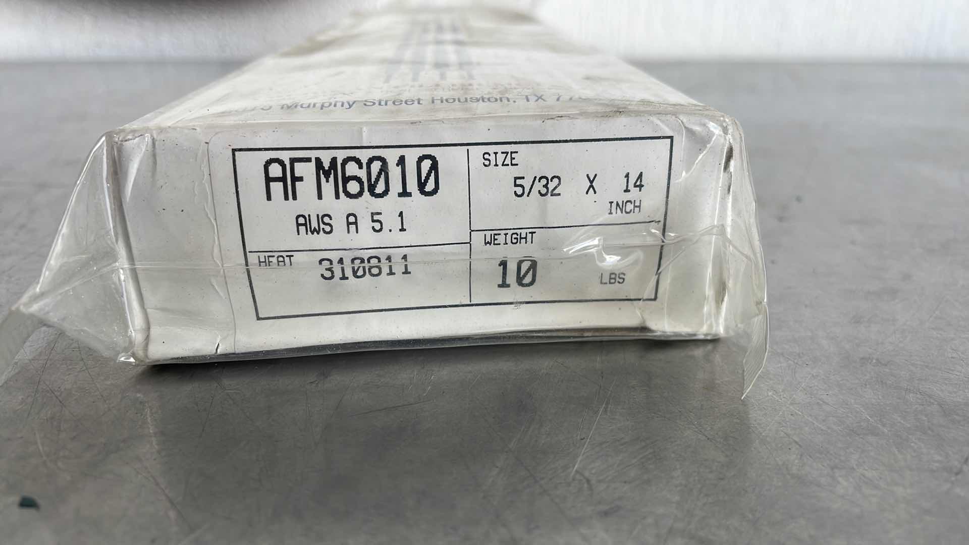 Photo 1 of AMERICAN FILLER METALS ELECTRODE AFM6010 5/32 X 14” 10LBS WELDING ROD