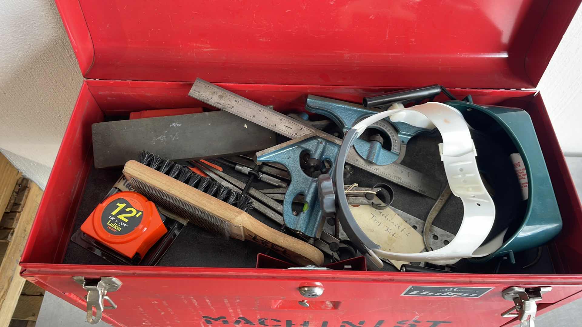 Photo 1 of TOOL BOX WITH CONTENTS 21” X 9” H14” MISSING KEYS