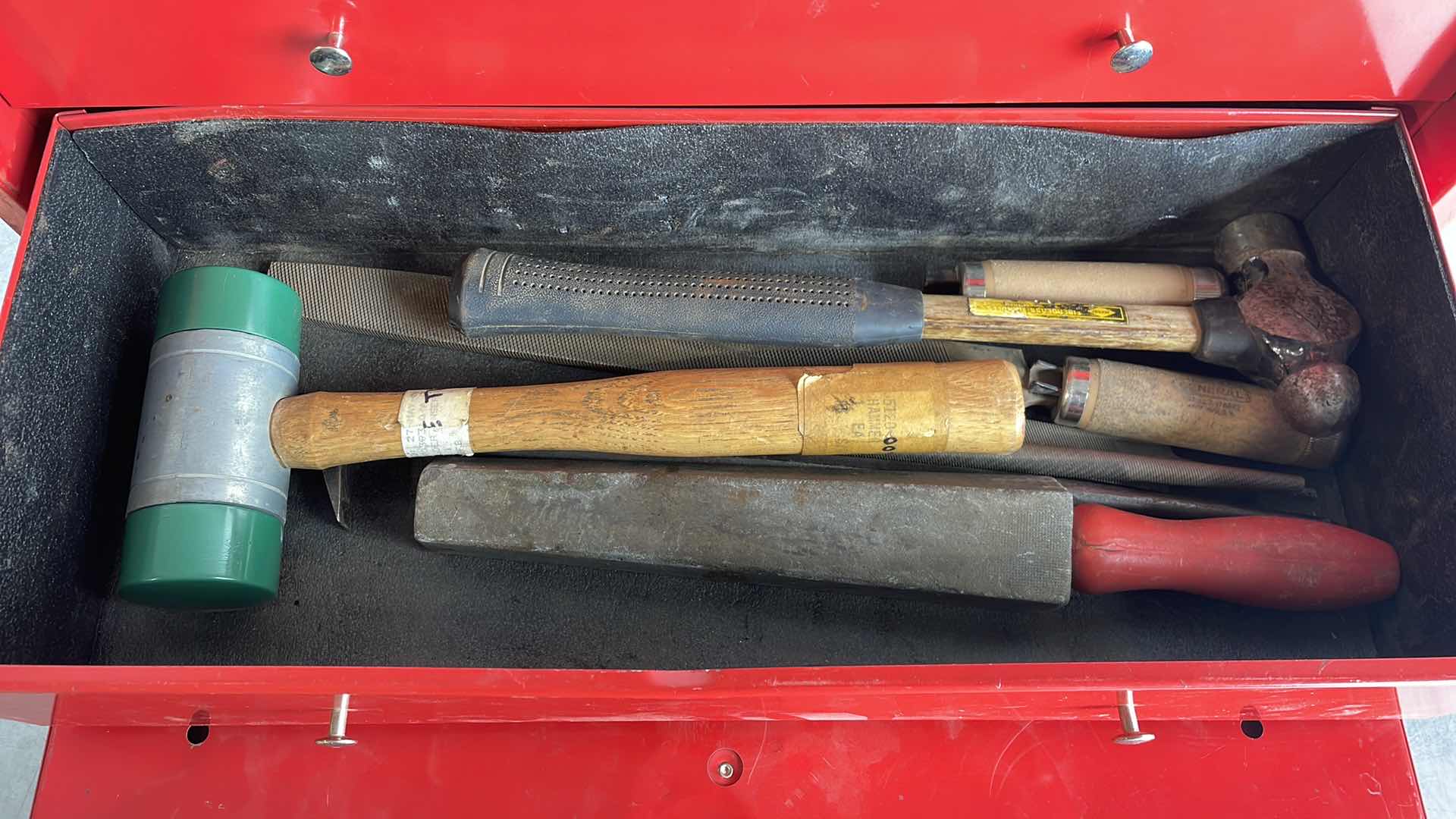 Photo 1 of TOOL BOX WITH CONTENTS 21” X 9” H14” MISSING KEYS