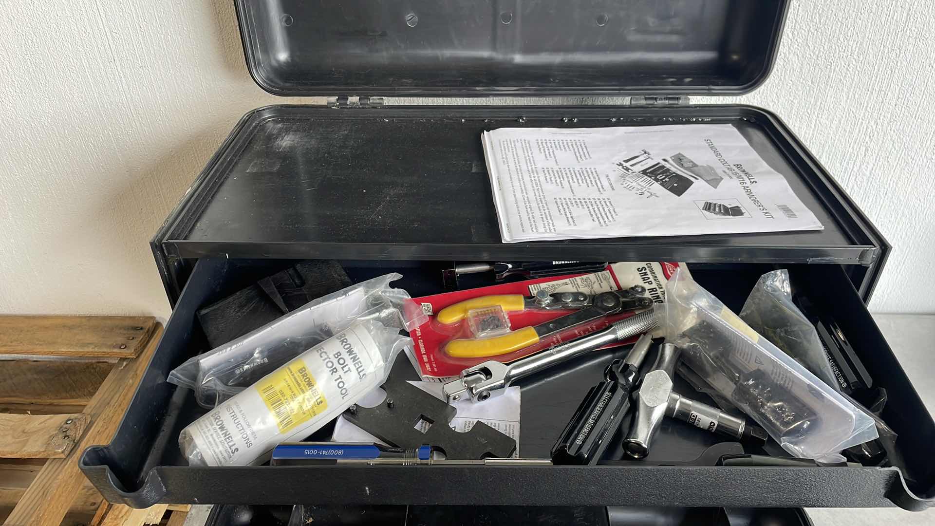 Photo 1 of BROWNELLS STANDARD COLT AR-15/M16 ARMORERS KIT UNKNOWN IF KIT IS COMPLETE SOLD AS IS