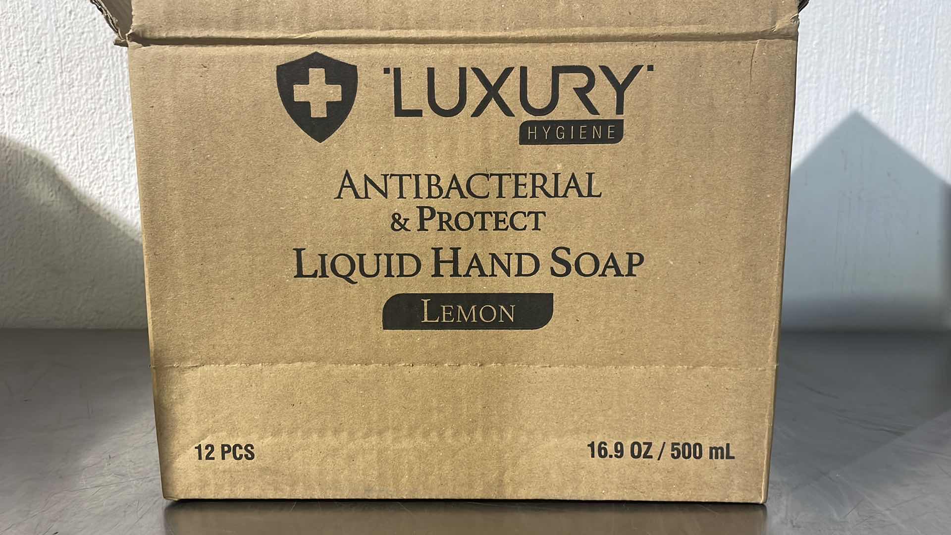 Photo 1 of LUXURY ANTIBACTERIAL LIQUID HAND SOAP LEMON 12-16.9FL OZ