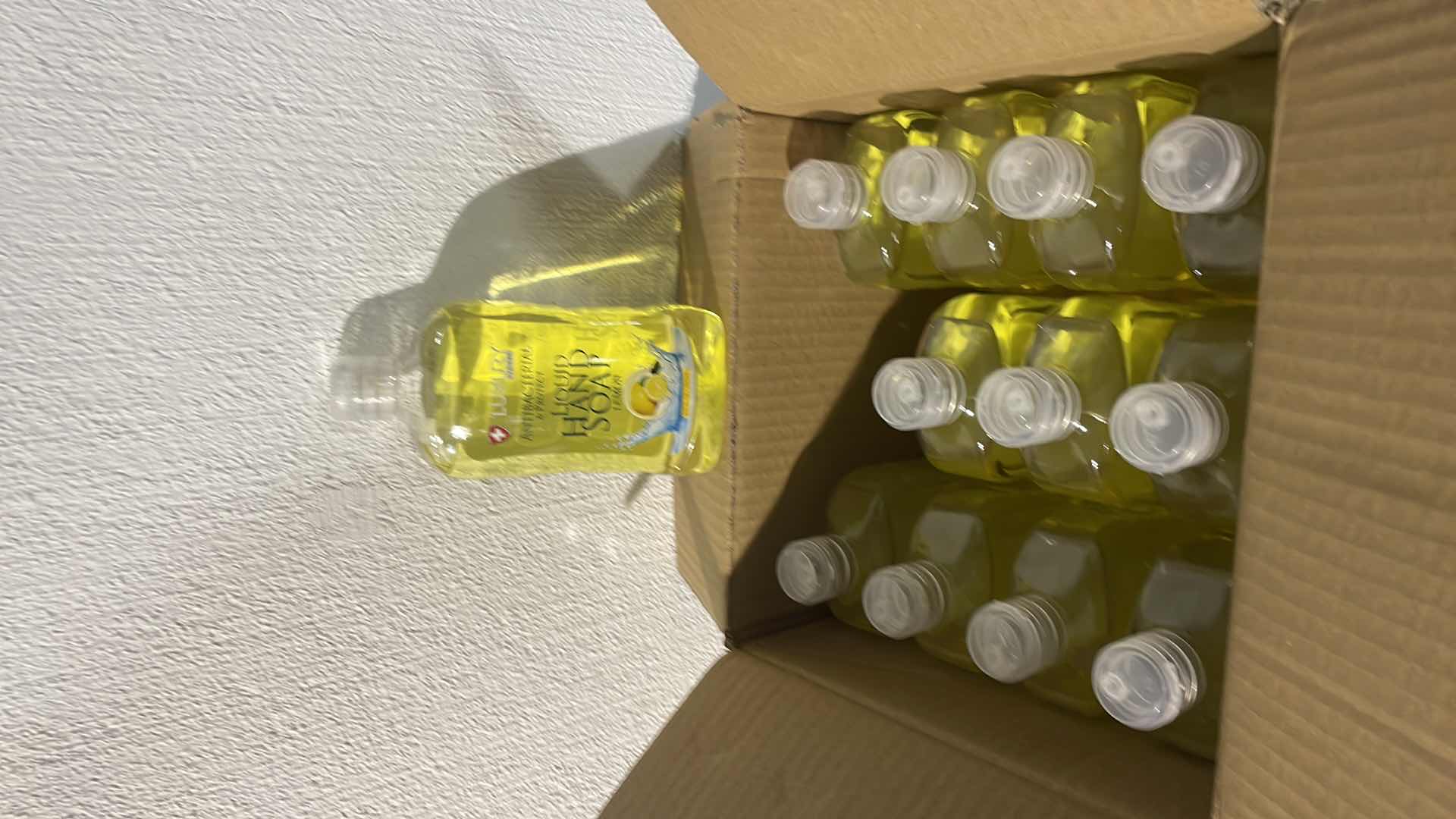 Photo 1 of LUXURY ANTIBACTERIAL LIQUID HAND SOAP LEMON 12-16.9FL OZ