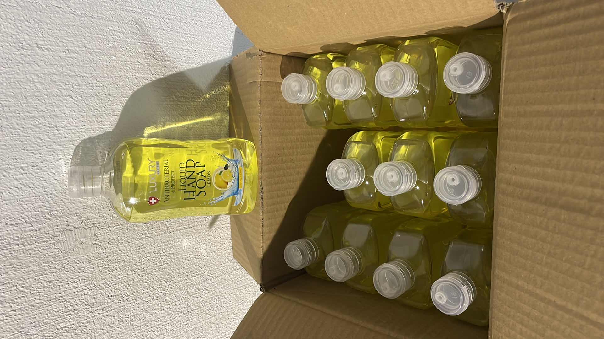 Photo 1 of LUXURY ANTIBACTERIAL LIQUID HAND SOAP LEMON 12-16.9FL OZ