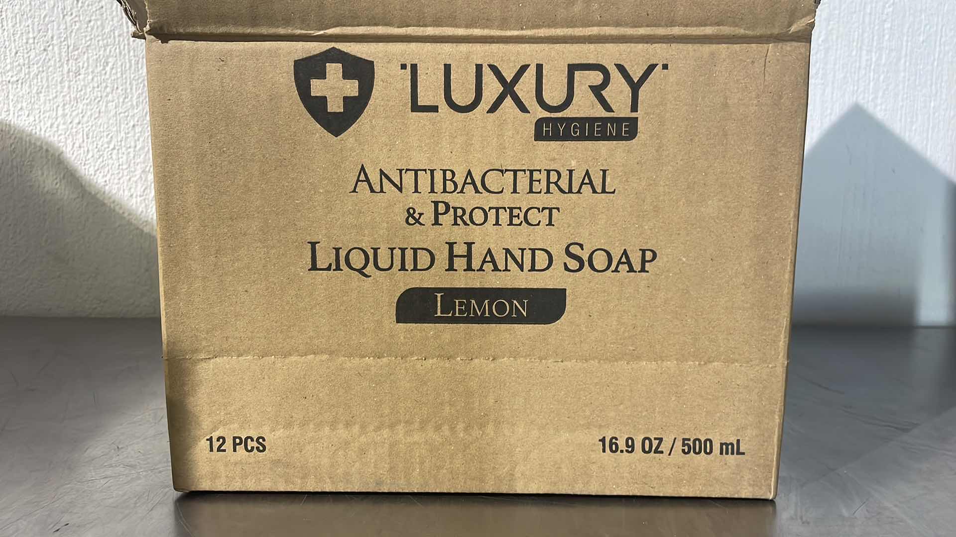 Photo 1 of LUXURY ANTIBACTERIAL LIQUID HAND SOAP LEMON 12-16.9FL OZ