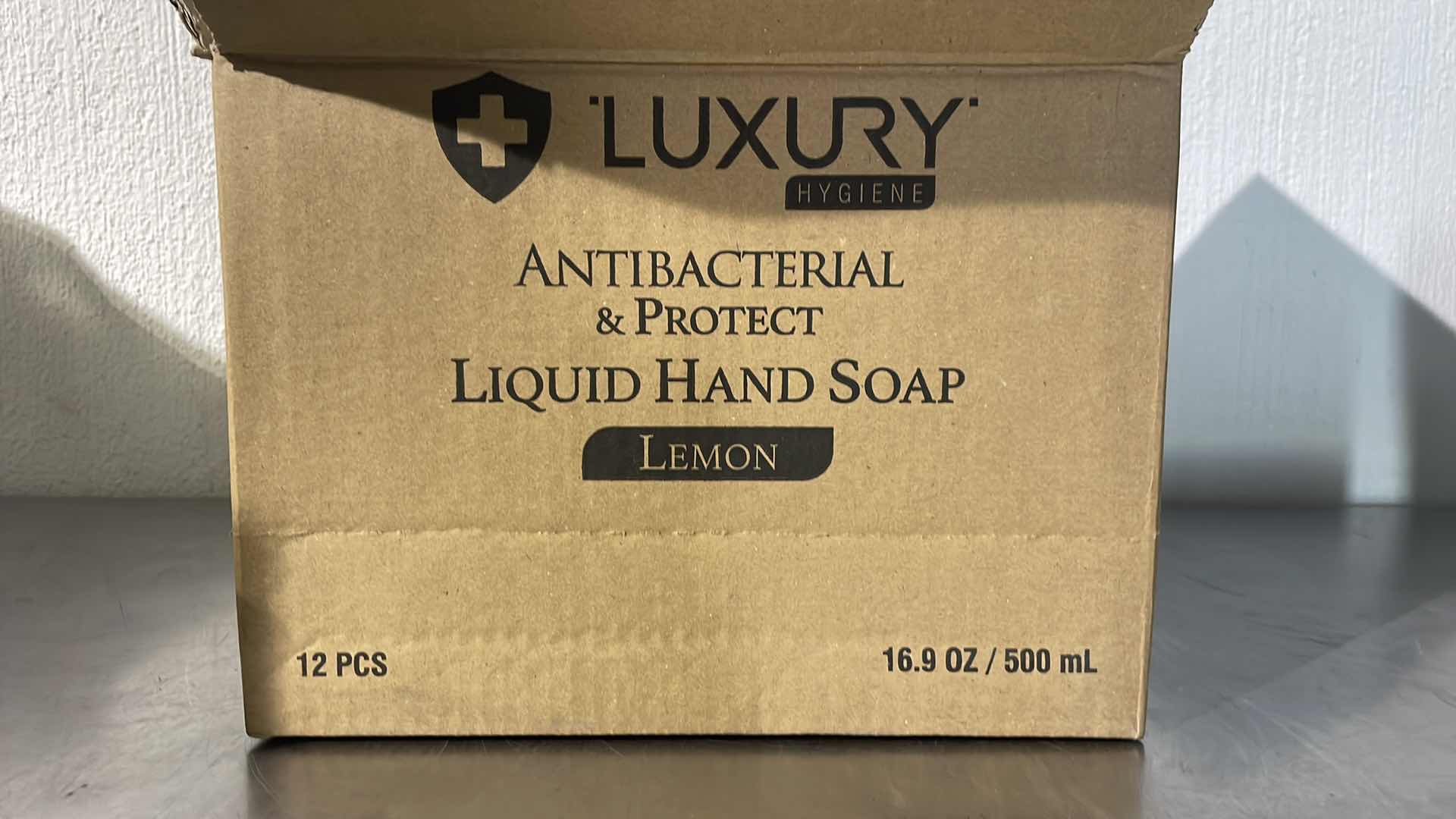Photo 1 of LUXURY ANTIBACTERIAL LIQUID HAND SOAP LEMON 12-16.9FL OZ