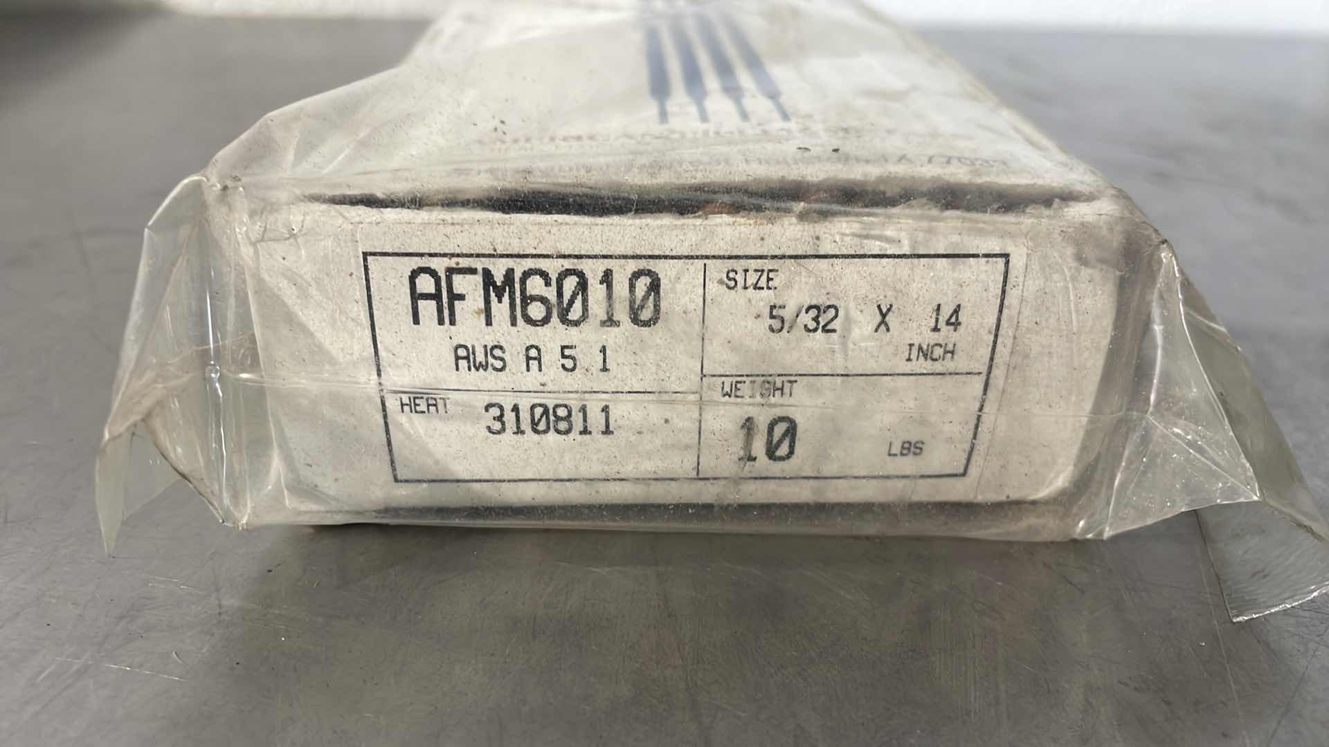 Photo 1 of AMERICAN FILLER METALS ELECTRODE AFM6010 5/32 X 14” 10LBS WELDING ROD
