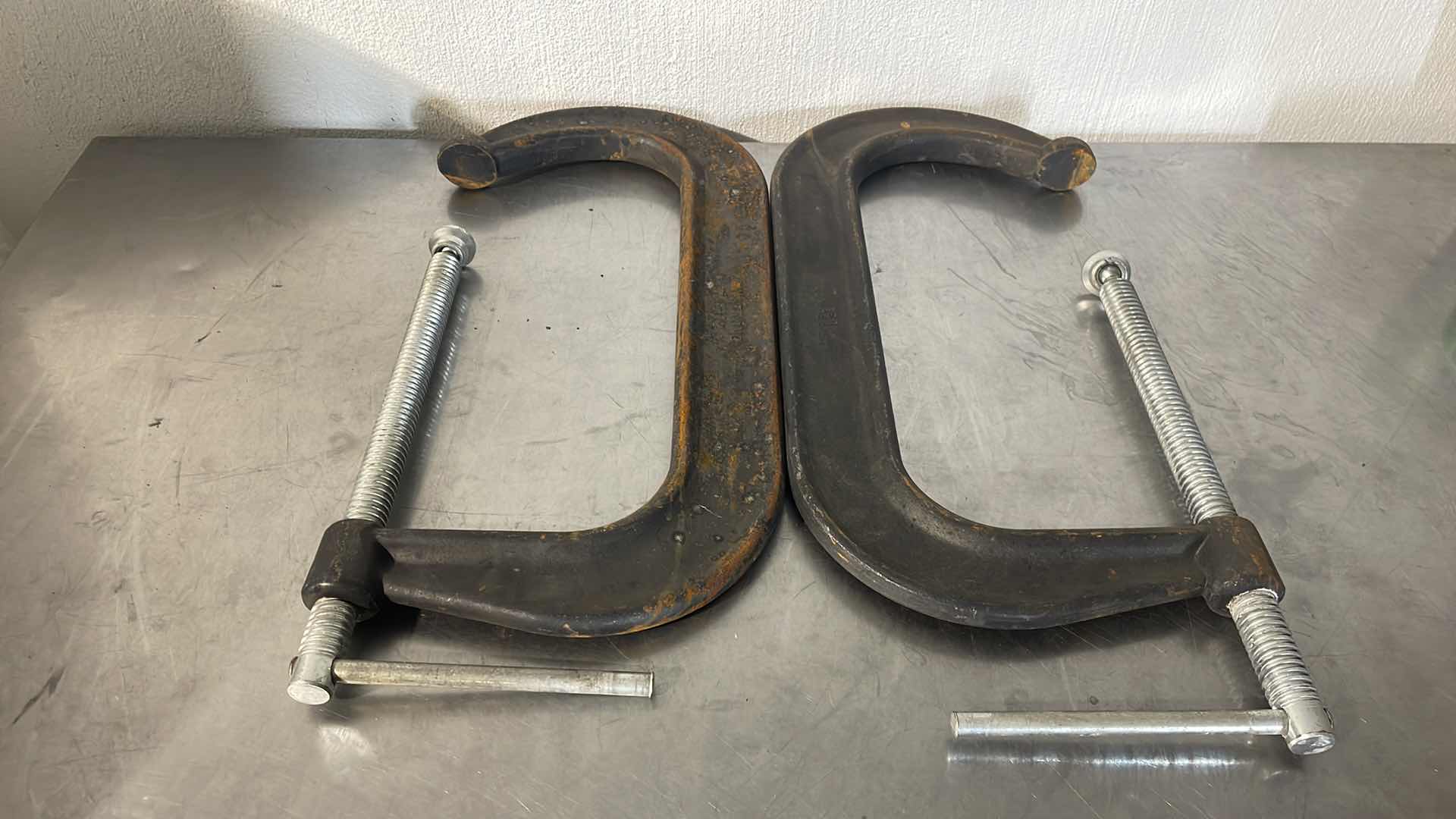 Photo 1 of ARMSTRONG DROP FORGED 78-412 12” C-CLAMPS (2)