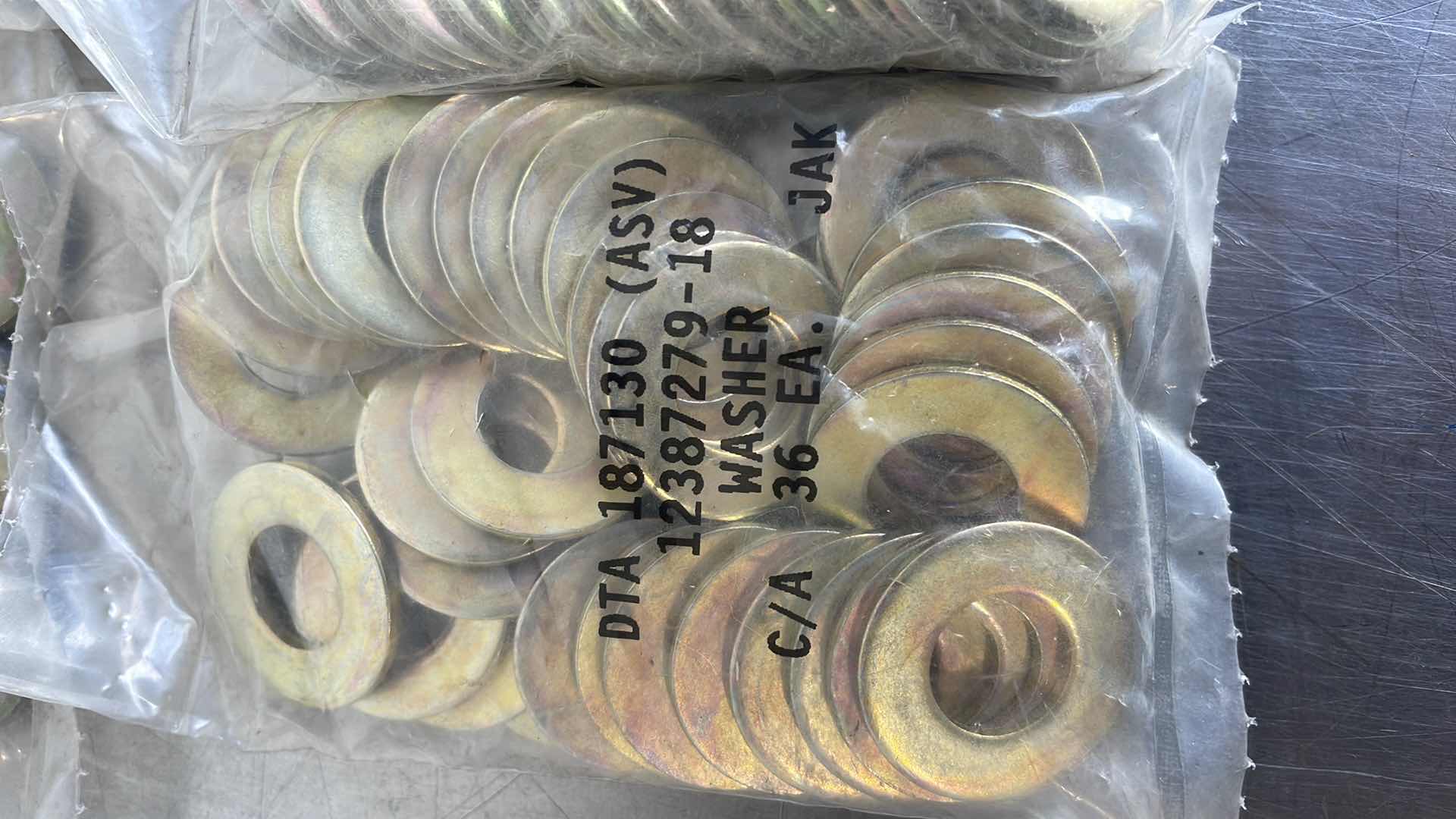Photo 1 of 1/2” FLAT WASHERS (180)