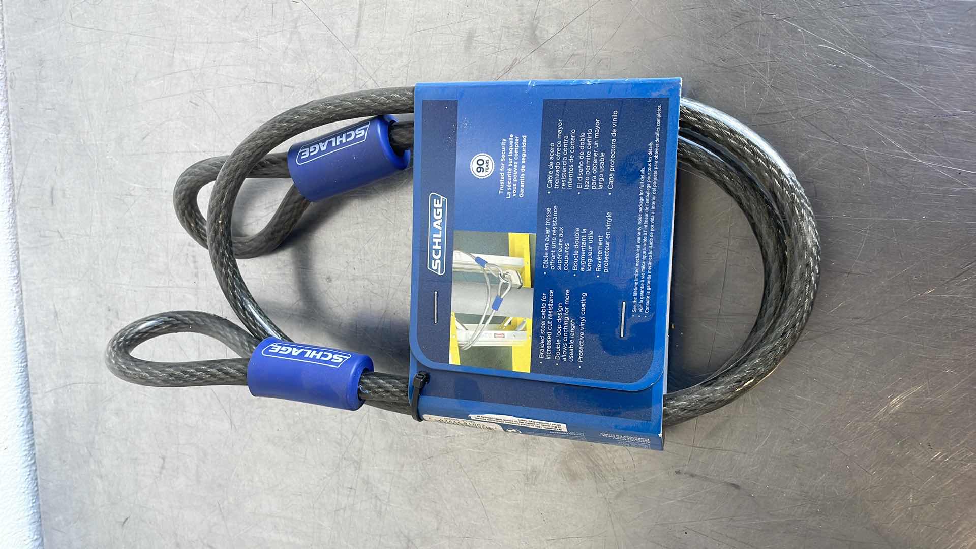 Photo 1 of SCHLAGE 4’ X 3/8” STEEL CABLE