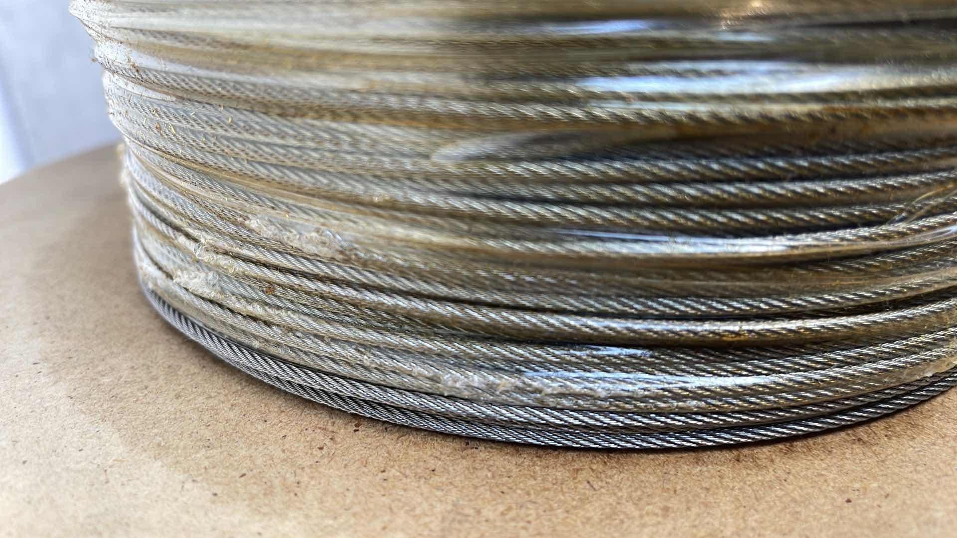 Photo 1 of 1/16” 7x7 STAINLESS STEEL WIRE ROPE CABLE 1000’