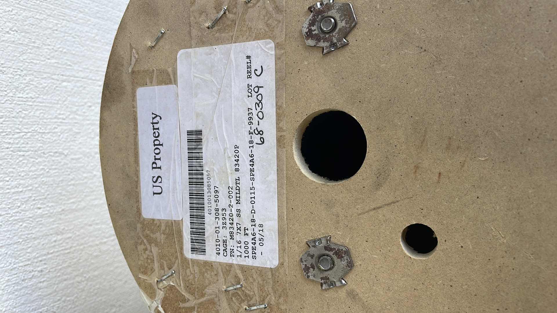 Photo 1 of 1/16” 7x7 STAINLESS STEEL WIRE ROPE CABLE 1000’