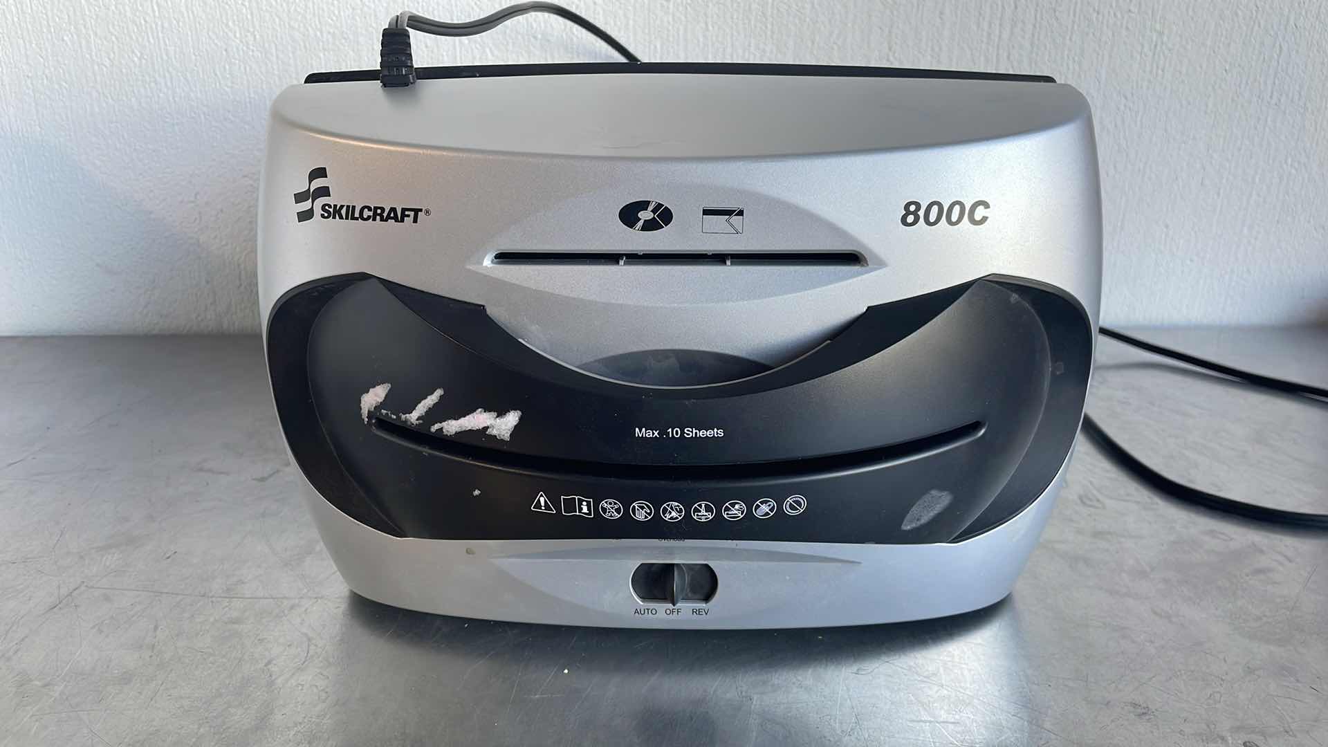 Photo 1 of SKILCRAFT 800C PAPER SHREDDER