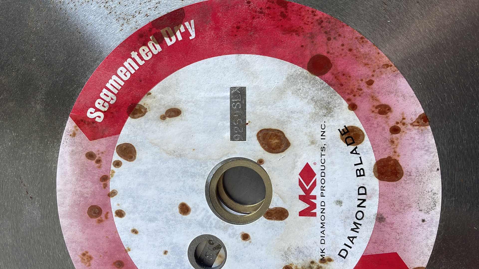 Photo 1 of MK DIAMOND PRODUCTS 24” DIAMOND BLADE DRY SAW BLADE .145” BLADE WIDTH (2) CONCRETE