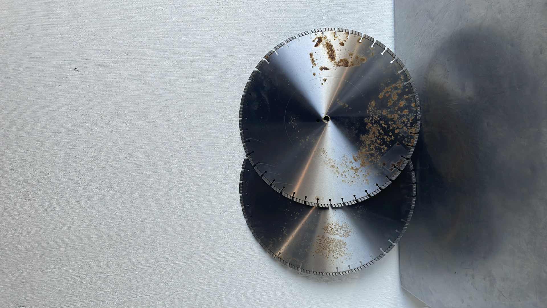 Photo 1 of MK DIAMOND PRODUCTS 24” DIAMOND BLADE DRY SAW BLADE .145” BLADE WIDTH (2) CONCRETE