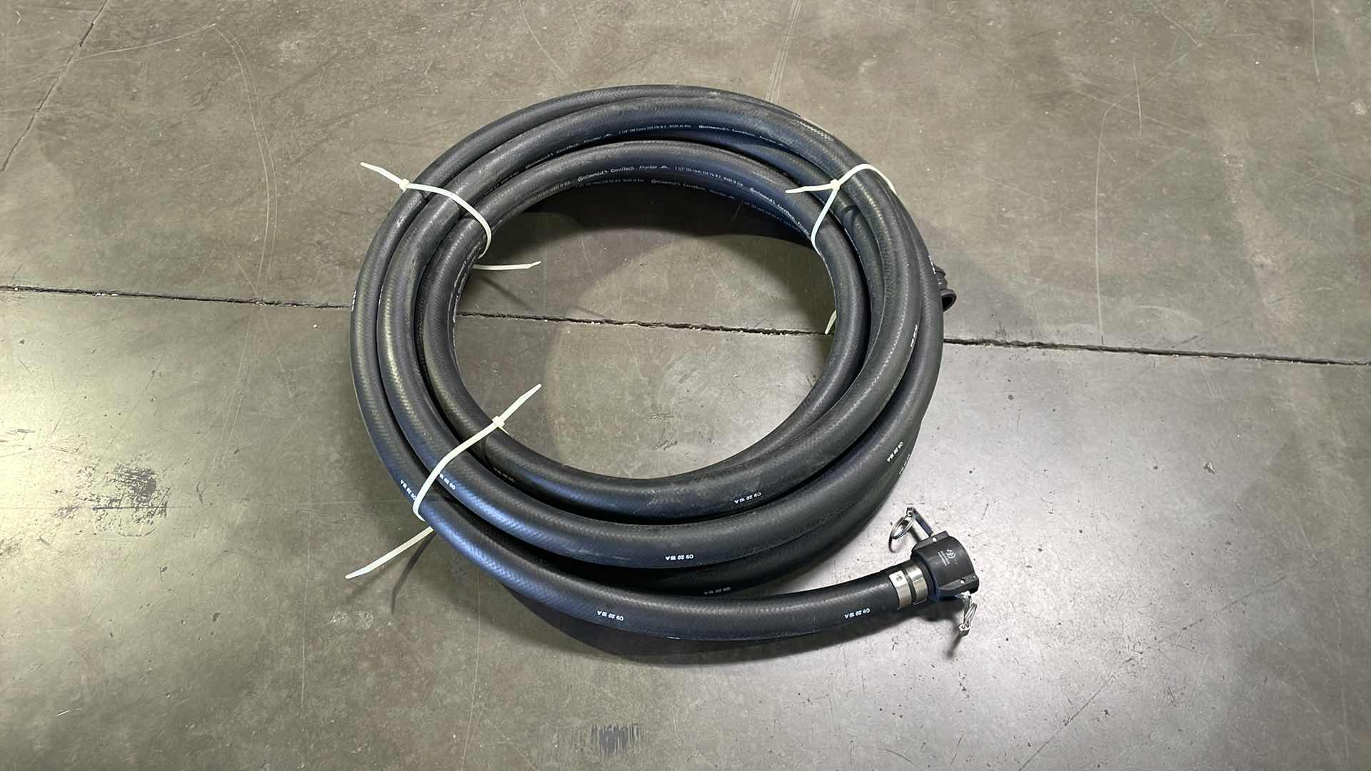 Photo 1 of CONTINENTAL CONTITECH FRONTIER 1-1/2” HOSE WITH CAMLOCK FITTINGS 25’ USA