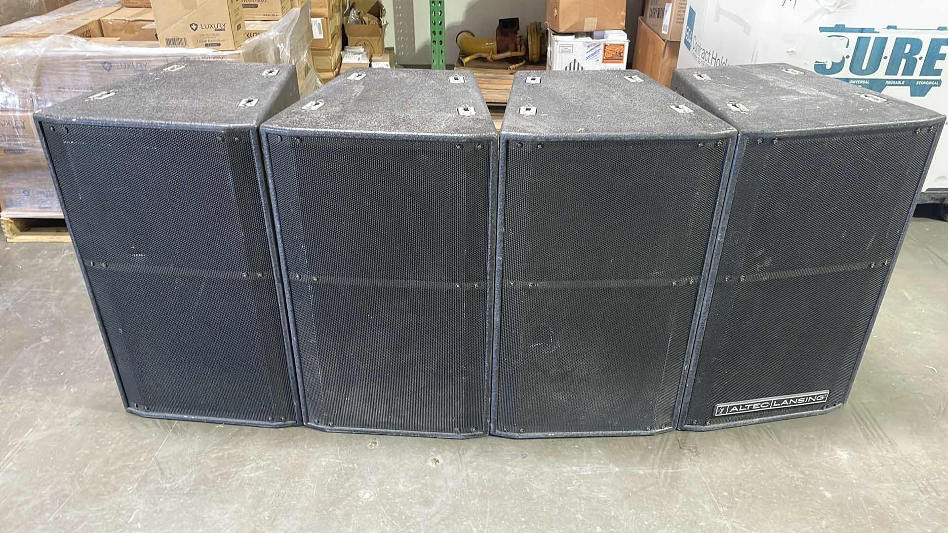 Photo 1 of ALTEC LANSING DTS-640 DUPLEX LOUDSPEAKERS UNTESTED (4)