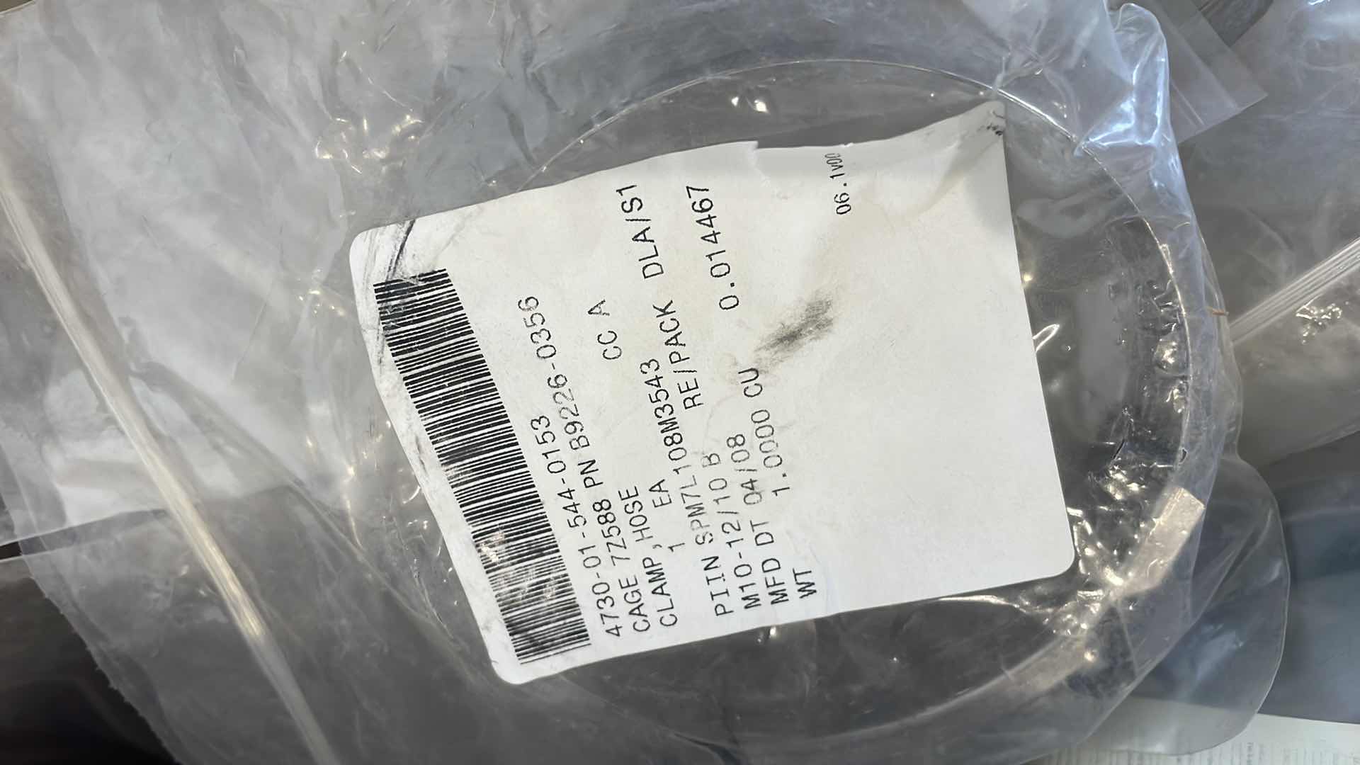 Photo 1 of NEW BREEZE T-BOLT CLAMP 356 SPRING LOADED 3.56"- 3.88" PN B9226-0356 (25)