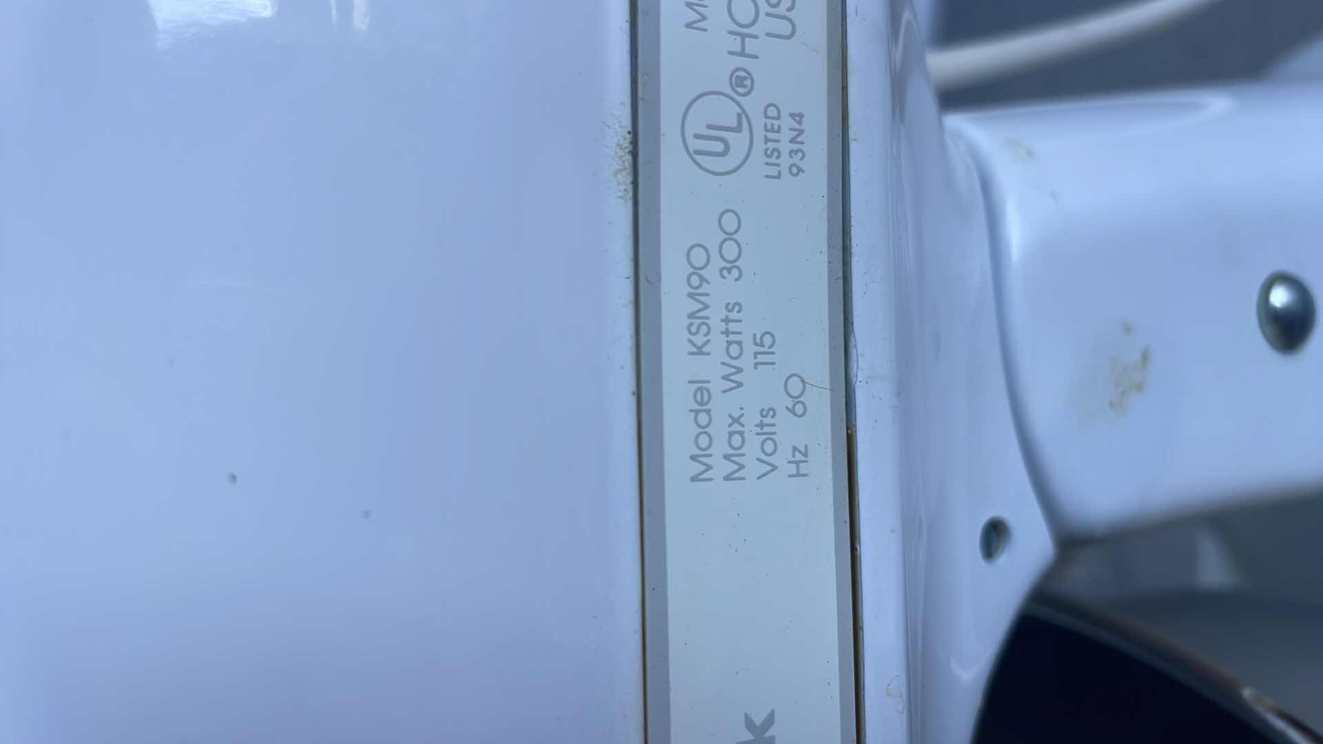 Photo 1 of KITCHEN AID MIXER MODEL KSM90 ULTRA POWER