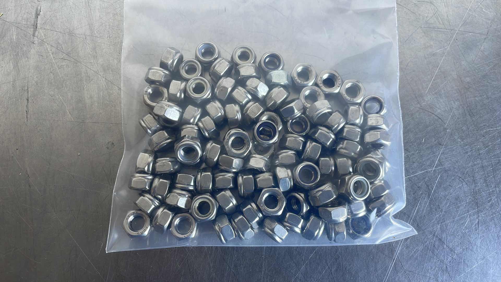 Photo 1 of M8 - 1.25 316 SS LOCKNUT 100PCS