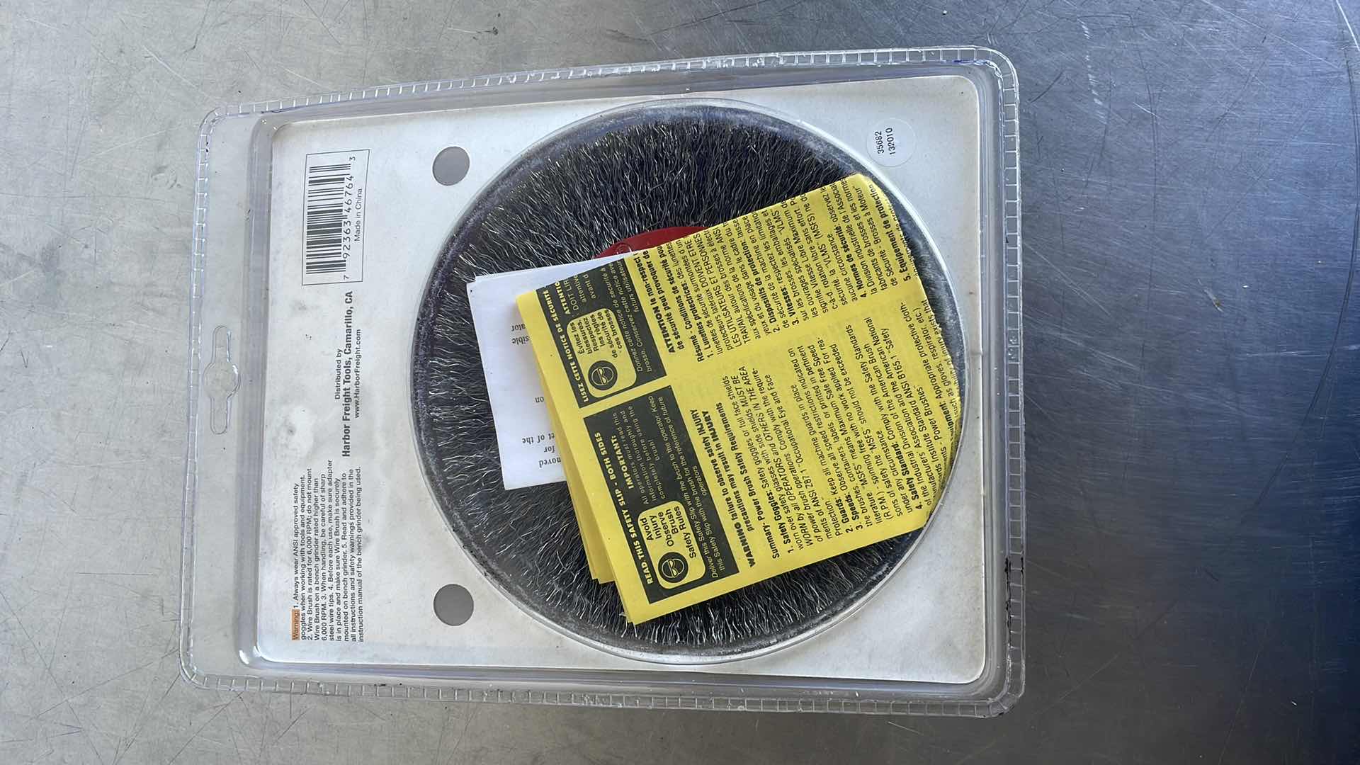 Photo 1 of 6” DIAMETER STEEL WIRE WHEEL