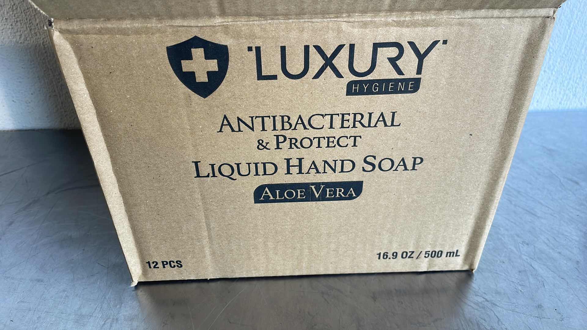 Photo 1 of LUXURY ANTIBACTERIAL LIQUID HAND SOAP ALOE VERA 12-16.9FL OZ