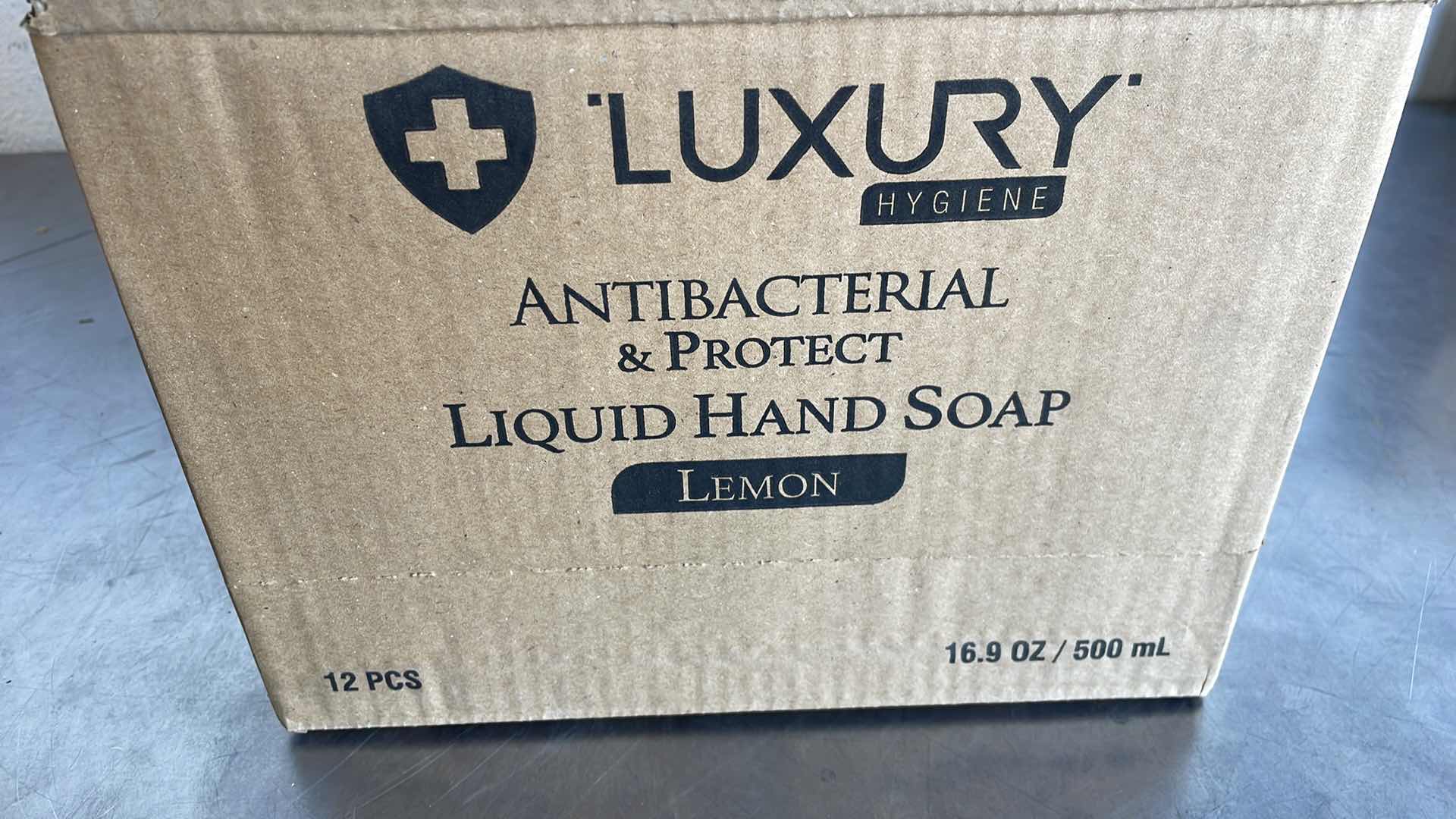 Photo 1 of LUXURY ANTIBACTERIAL LIQUID HAND SOAP LEMON 12-16.9FL OZ