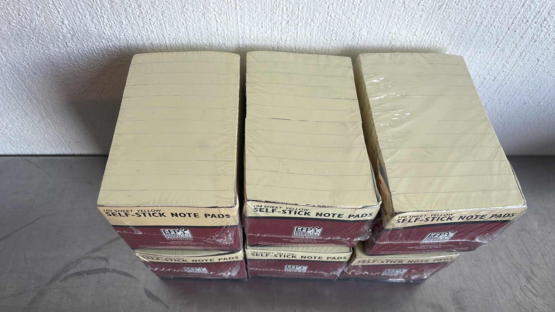 Photo 1 of 3” x 3” SKILCRAFT SELF STICK NOTE PADS (6)