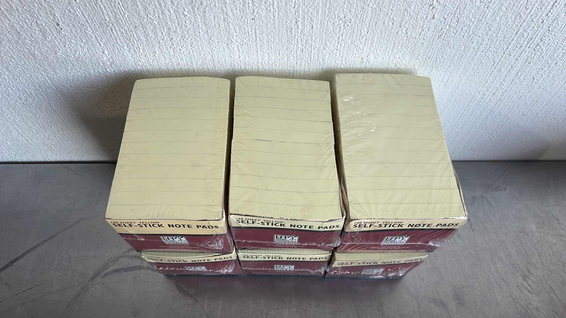 Photo 1 of 3” x 3” SKILCRAFT SELF STICK NOTE PADS (6)