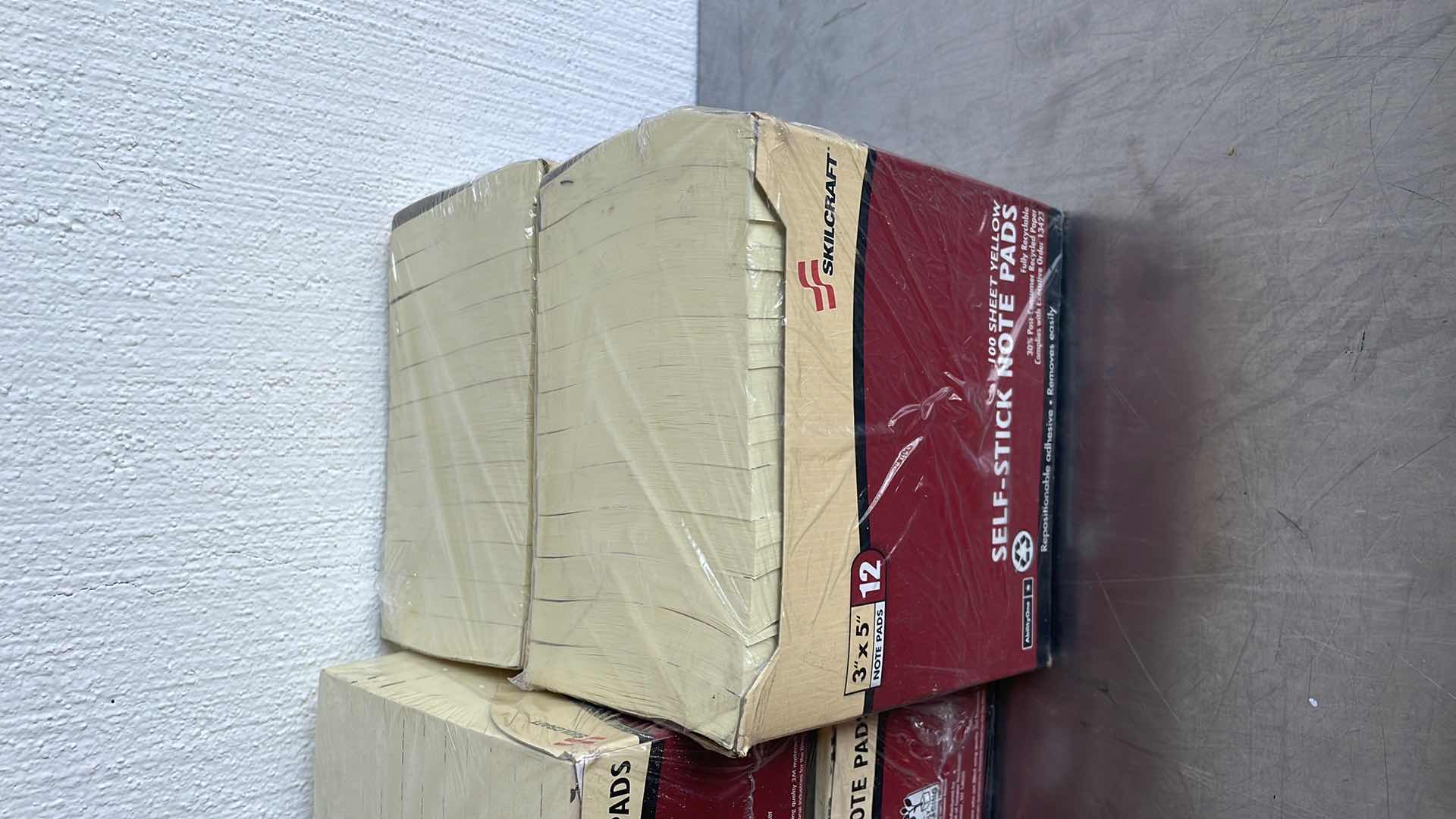 Photo 1 of 3” x 3” SKILCRAFT SELF STICK NOTE PADS (4) 3” x 5” SKILCRAFT SELF STICK NOTE PADS (2)